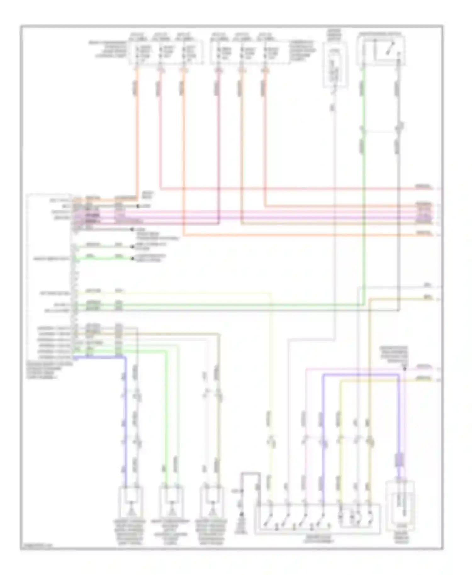 Wiring diagram breakout) for Cadillac ATS I (2012-2014) (6 of 20)
