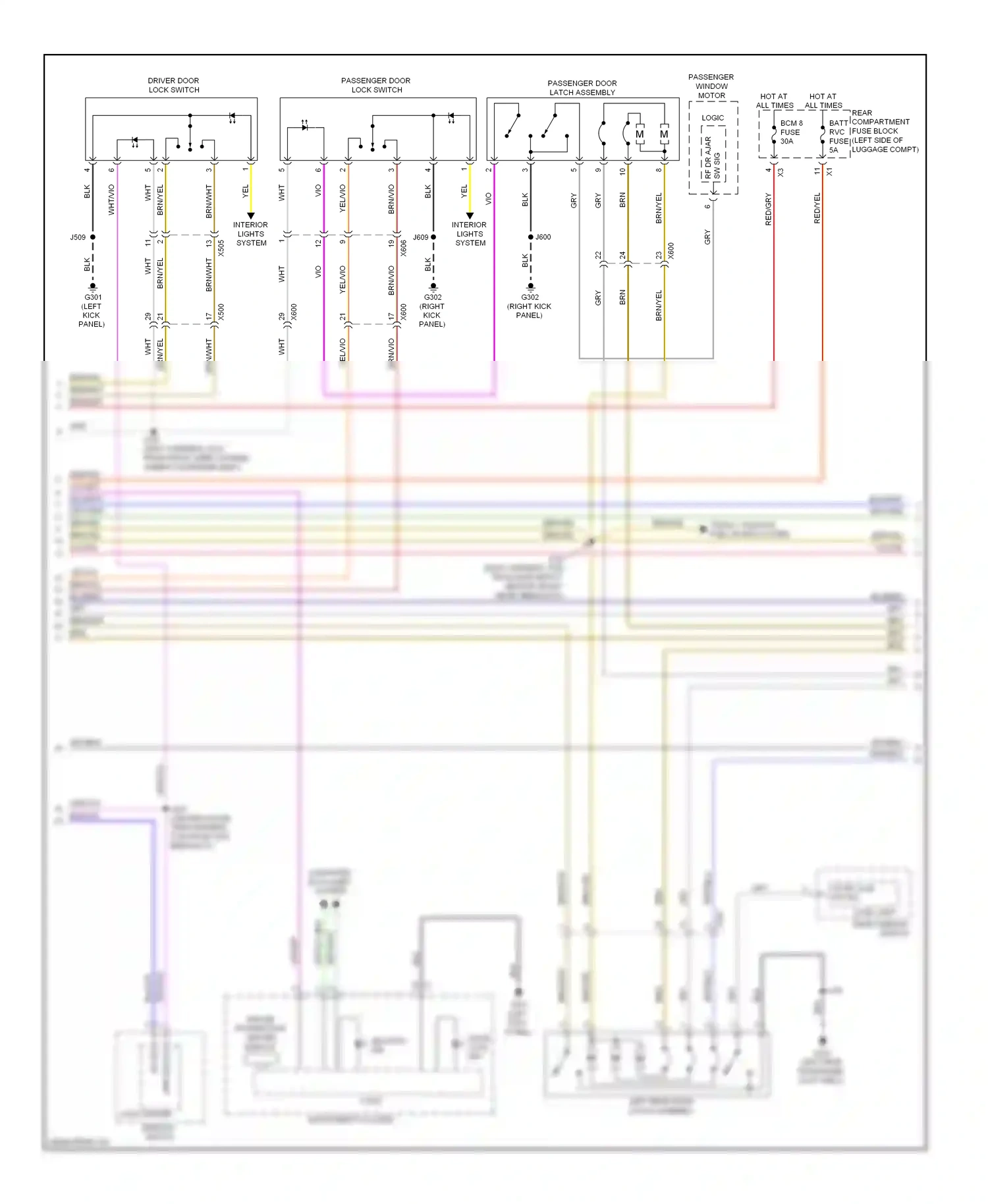 Cadillac ATS I (2012-2014) brn/yel wiring diagram  (44 of 48)
