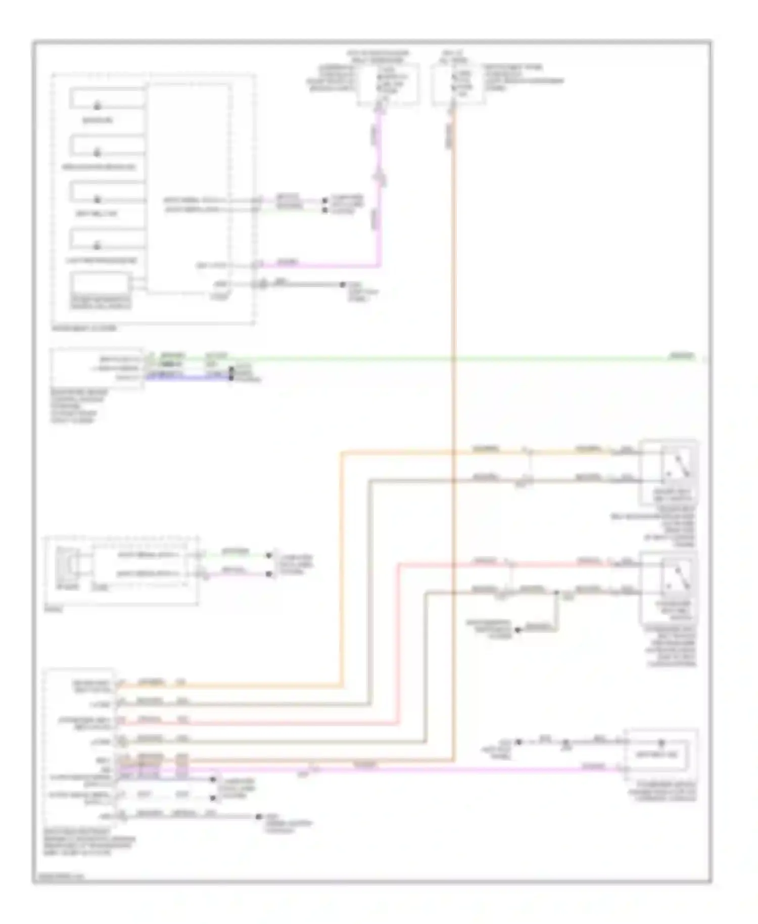 Wiring diagram computer data lines system for Cadillac ATS I (2012-2014)