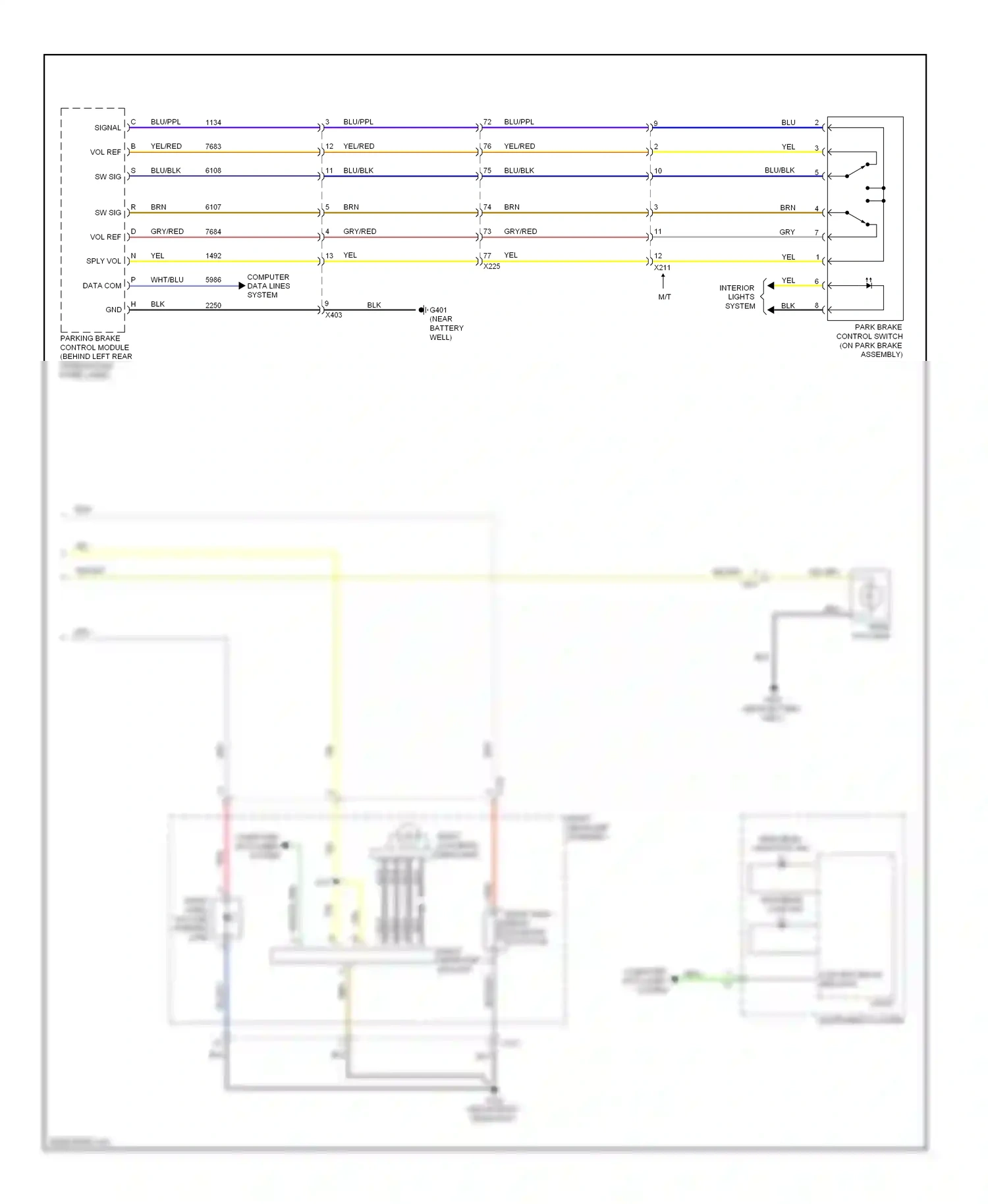 Cadillac ATS I (2012-2014) dk blu wiring diagram  (8 of 9)