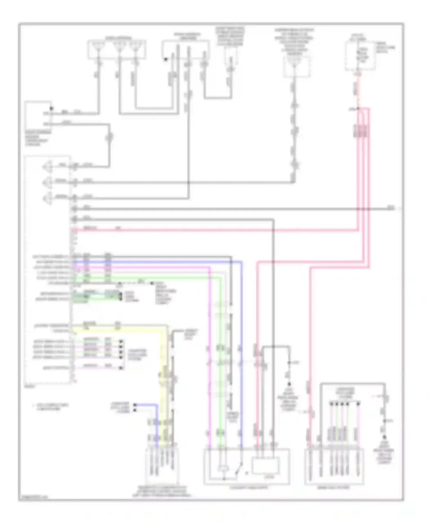 Wiring diagram drain wire for Cadillac ATS I (2012-2014) (1 of 8)