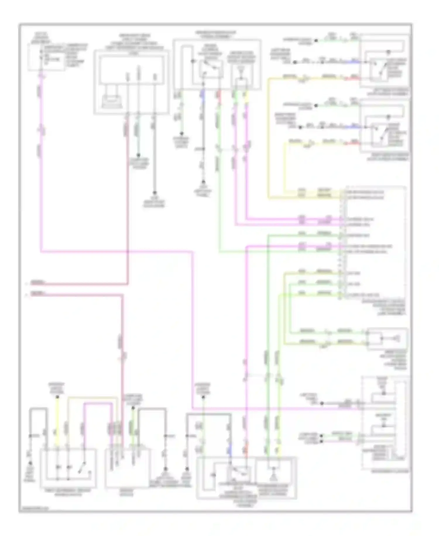 Wiring diagram led ctrl for Cadillac ATS I (2012-2014)