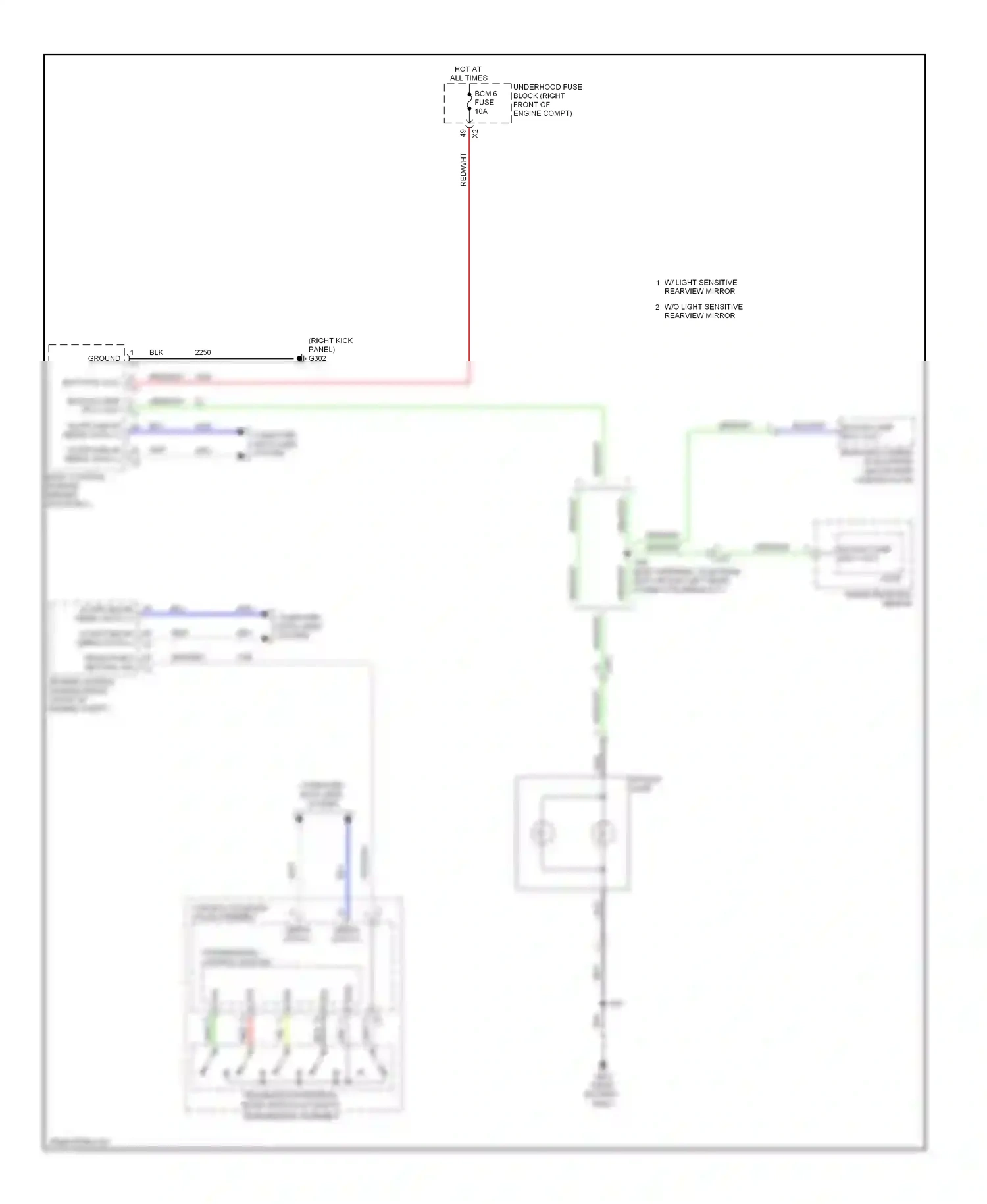 Cadillac ATS I (2012-2014) engine control module (right front of engine compt) wiring diagram  (3 of 21)