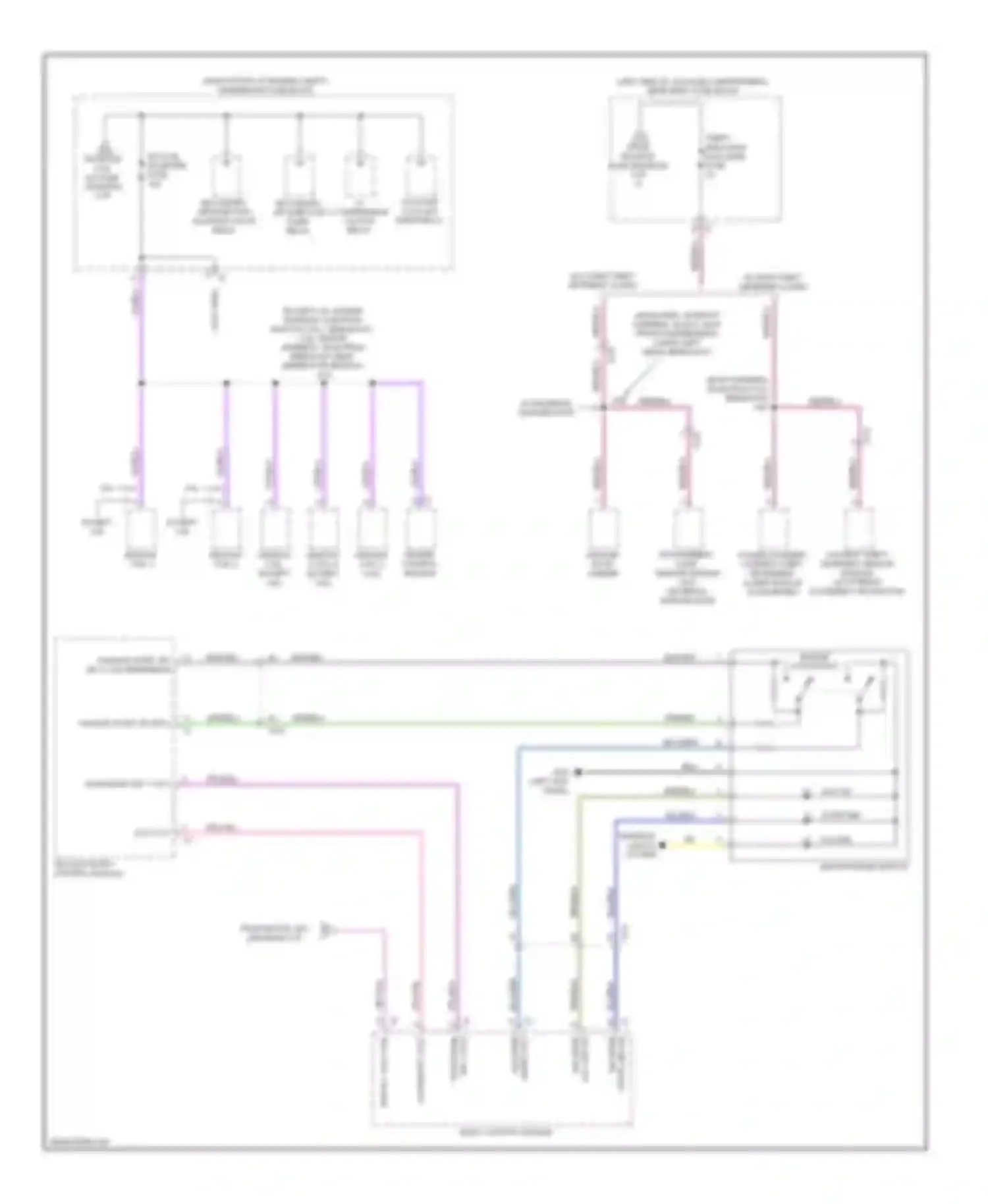 Wiring diagram engine start/stop for Cadillac ATS I (2012-2014) (1 of 1)