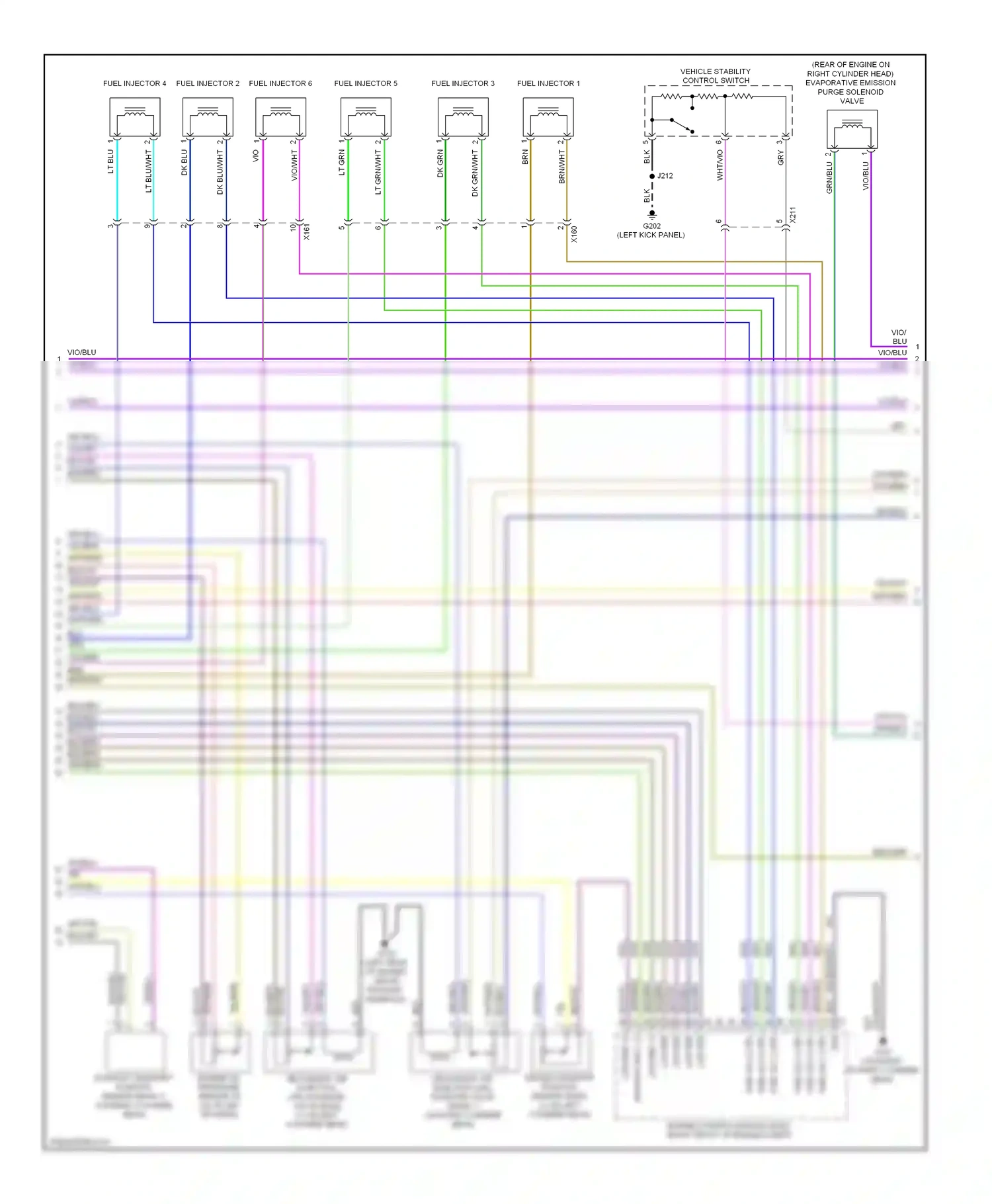 Cadillac ATS I (2012-2014) fuel inj 5 ctrl wiring diagram  (2 of 2)