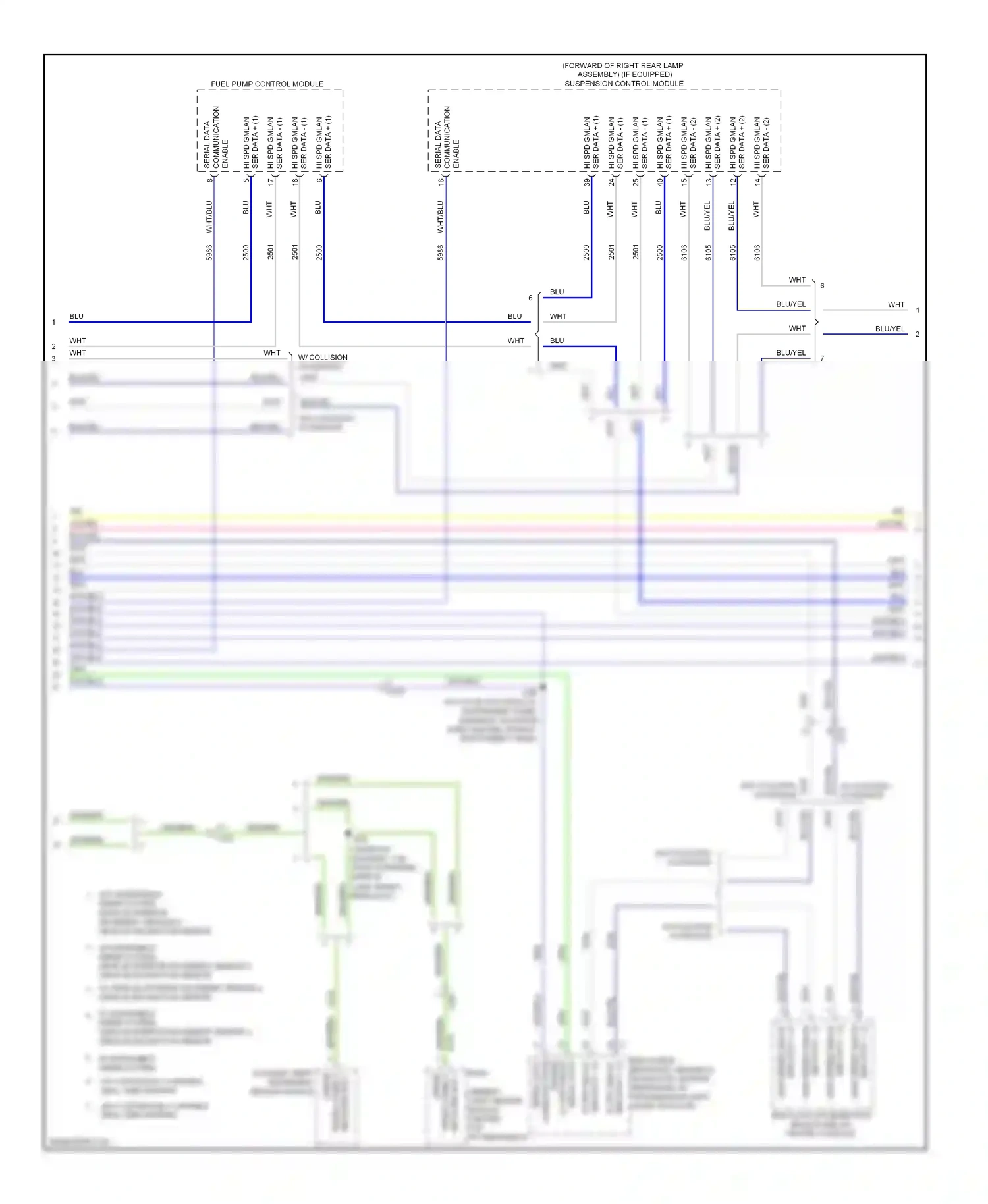 Cadillac ATS I (2012-2014) fuel pump control module wiring diagram  (1 of 4)