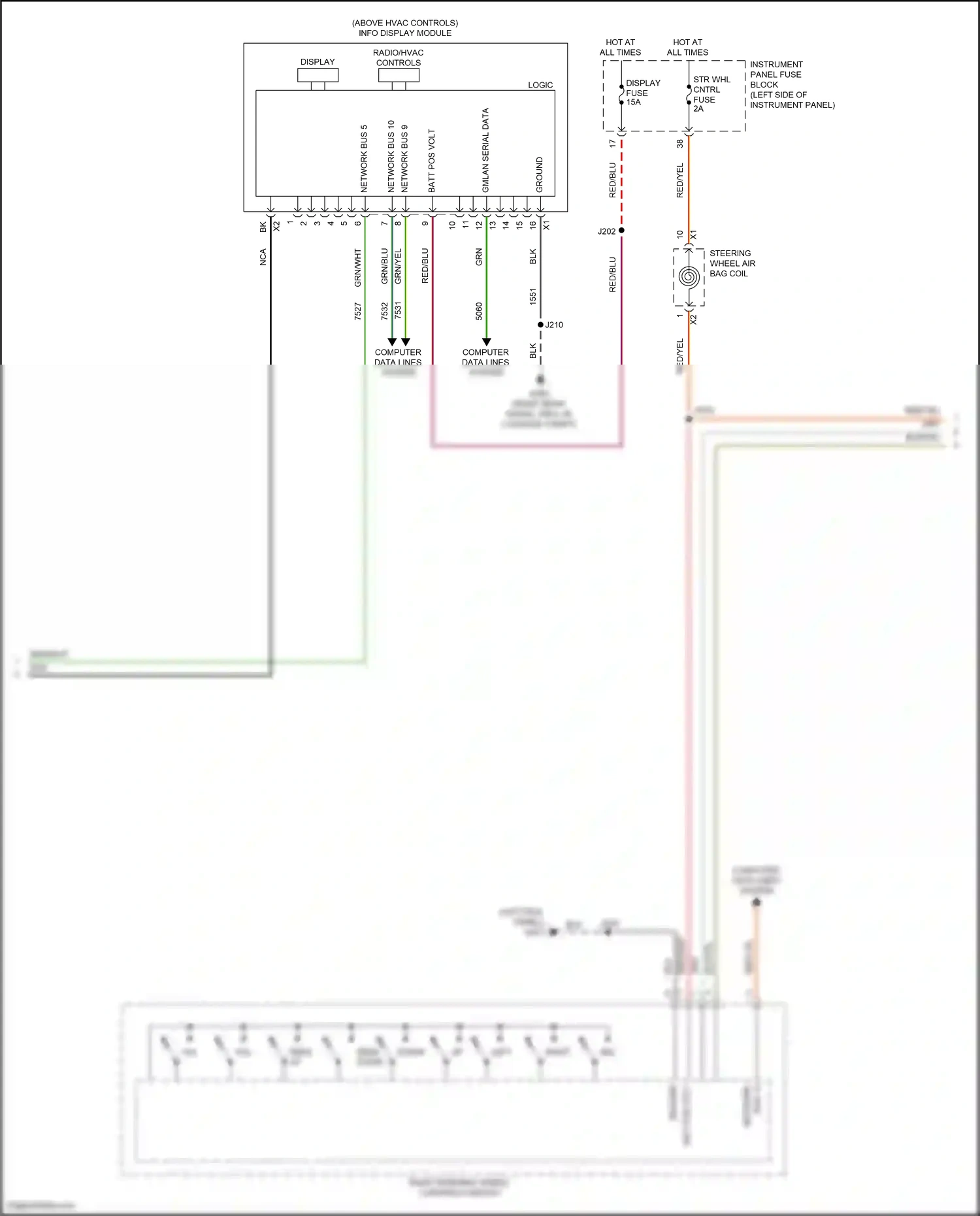 Cadillac ATS I (2012-2014) gmlan serial data wiring diagram  (19 of 34)