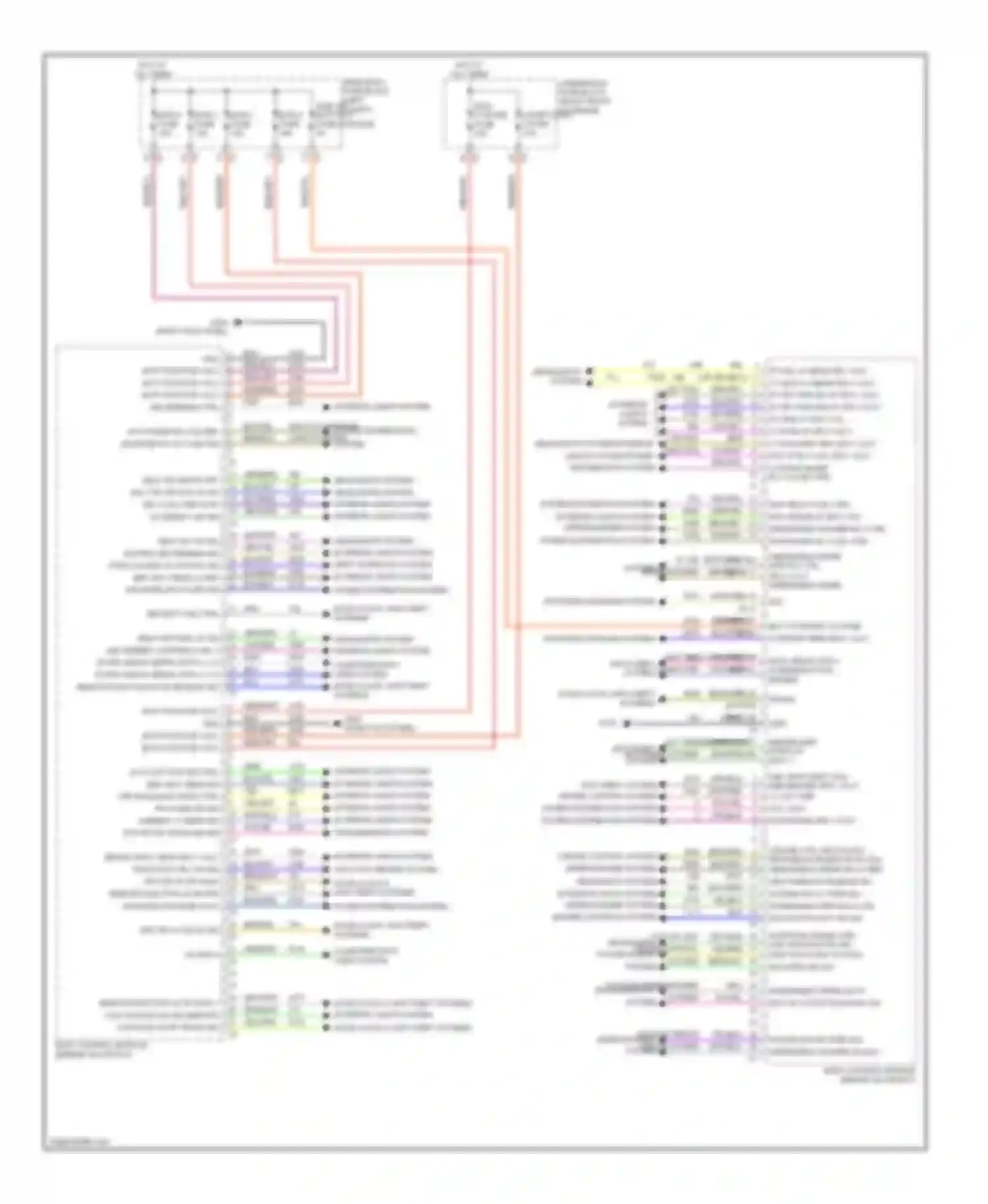 Wiring diagram security ind ctrl for Cadillac ATS I (2012-2014)