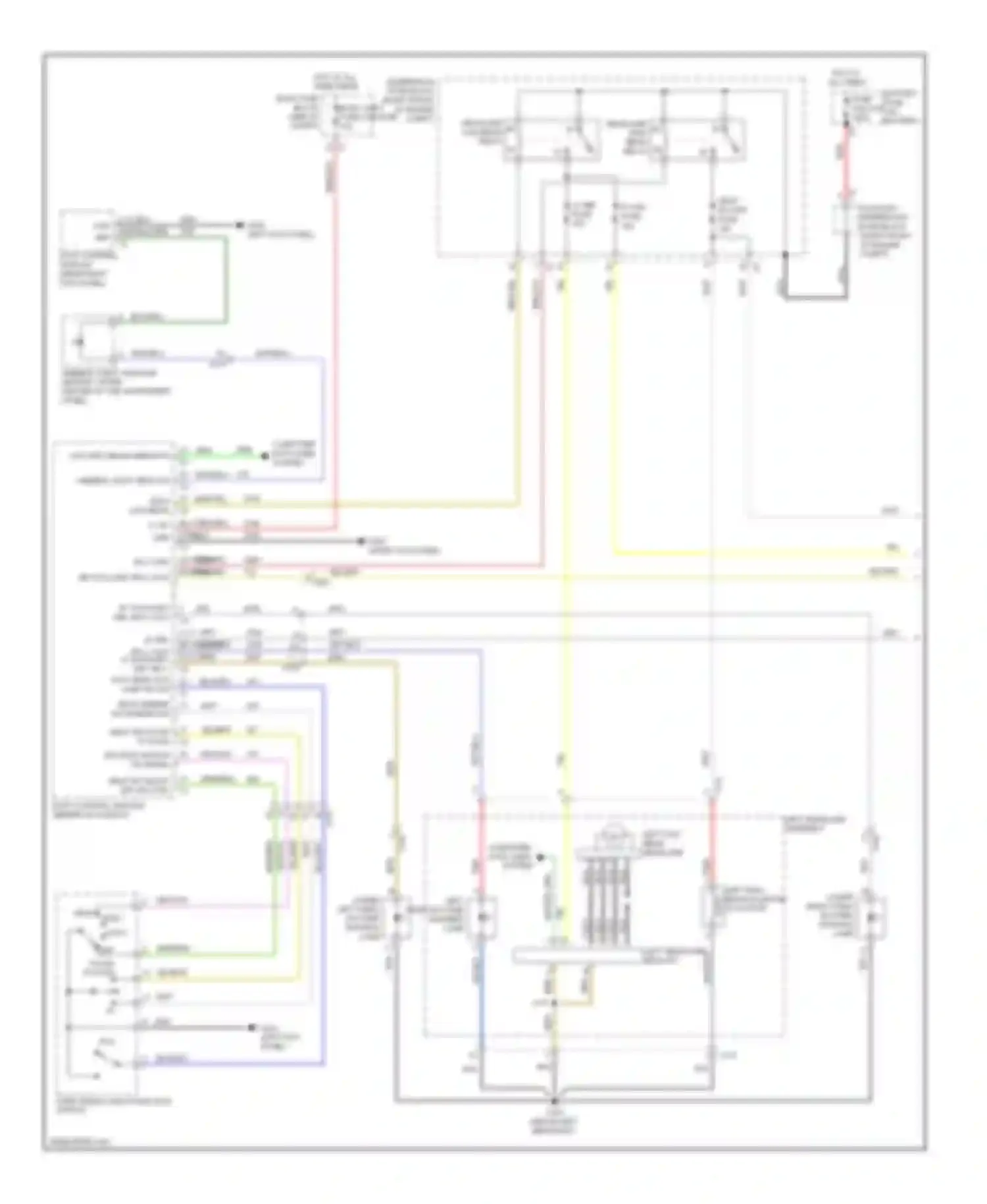 Wiring diagram fog sw for Cadillac ATS I (2012-2014)