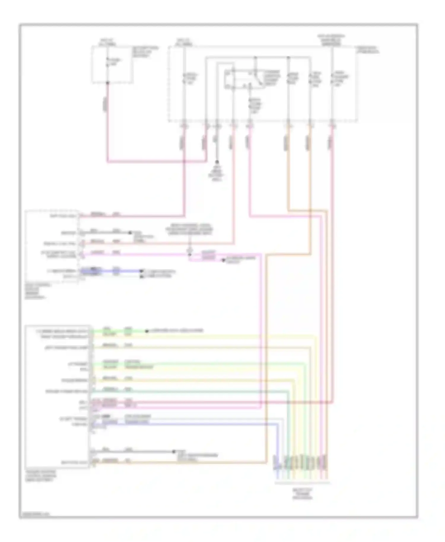 Wiring diagram run rly coil ctrl for Cadillac ATS I (2012-2014)