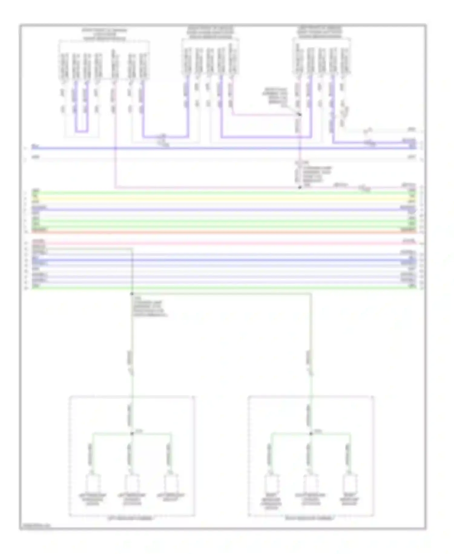 Wiring diagram (forward lamp for Cadillac ATS I (2012-2014)