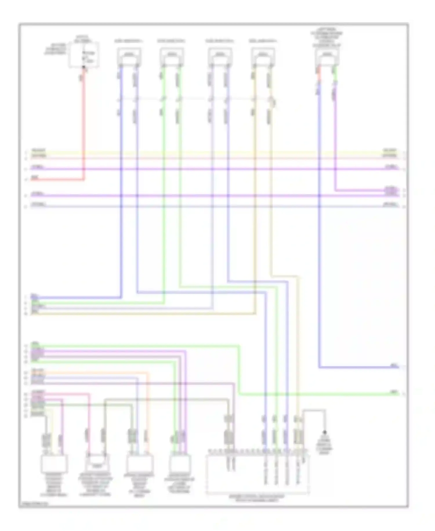 Wiring diagram blk/vio for Cadillac ATS I (2012-2014)