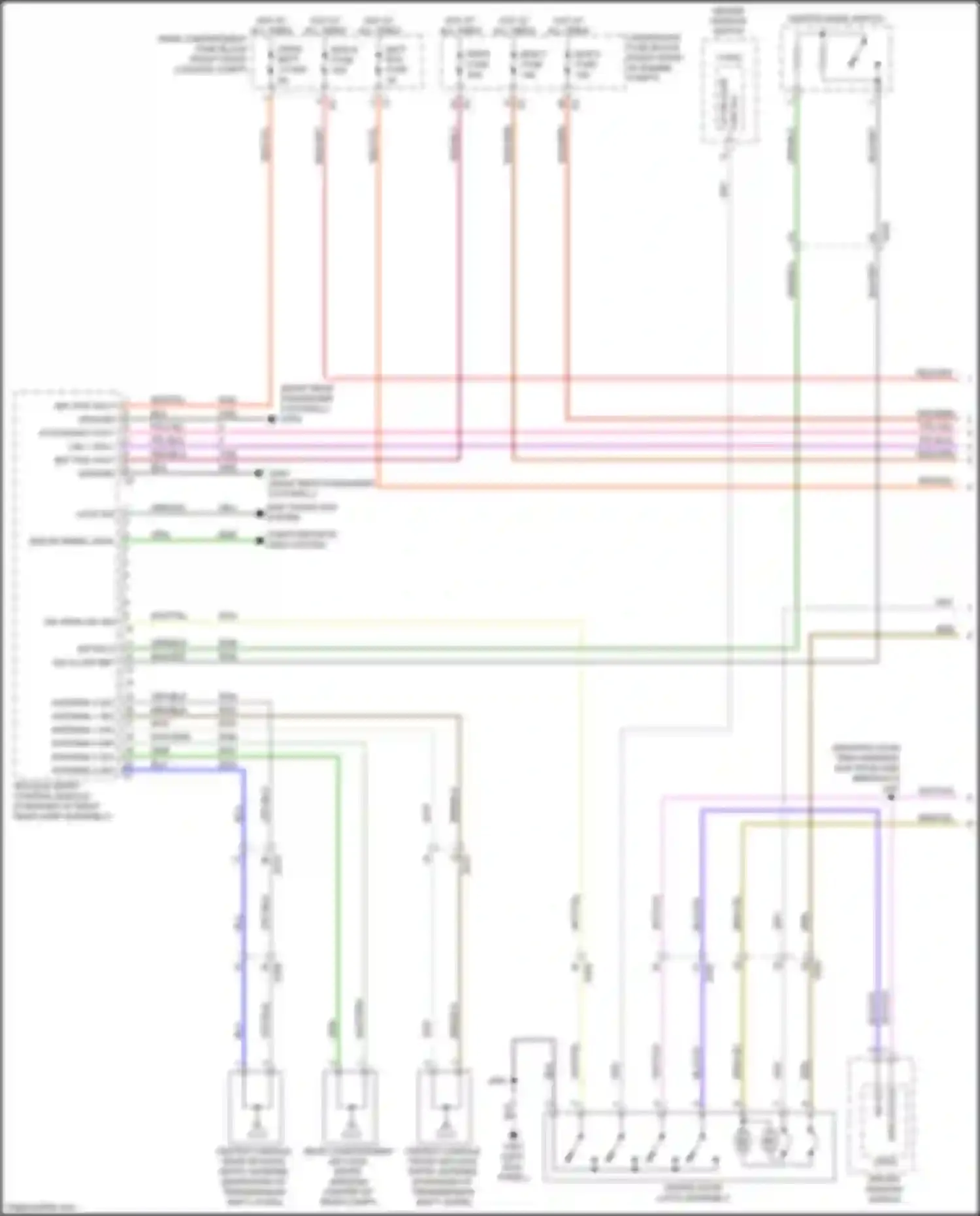 Wiring diagram lock sig for Cadillac ATS I (2012-2014) (1 of 2)