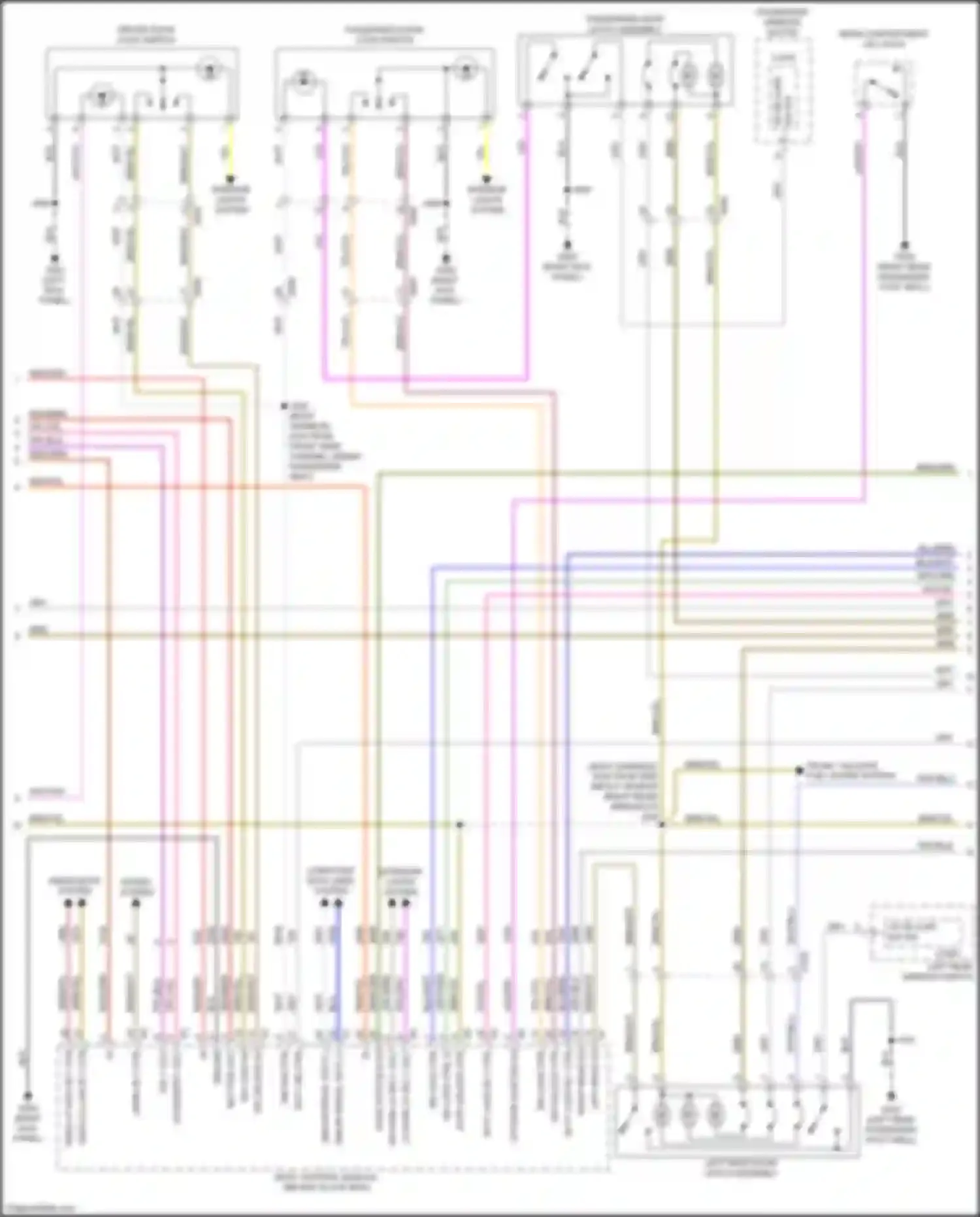 Wiring diagram scty ind ctrl for Cadillac ATS I (2012-2014)