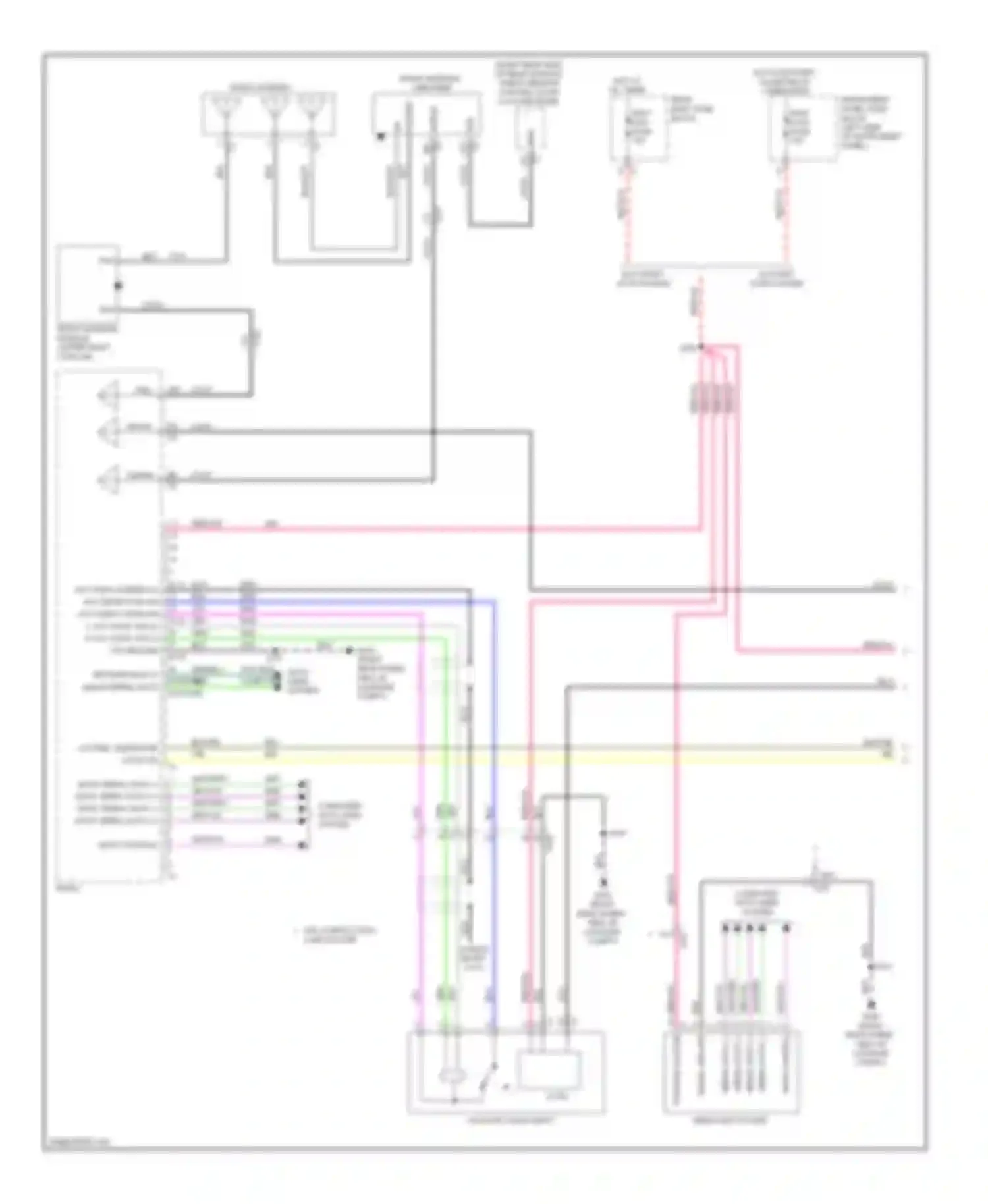 Wiring diagram most control for Cadillac ATS I (2012-2014) (12 of 21)