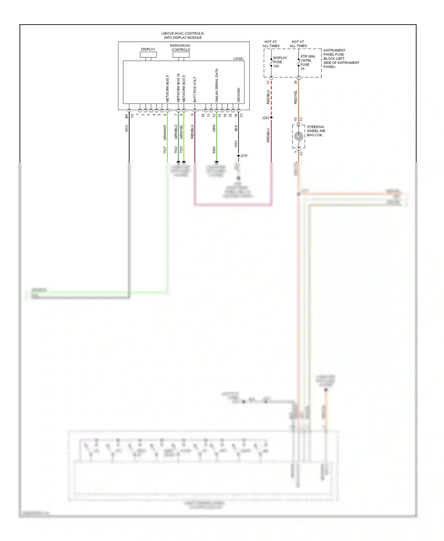 Cadillac ATS I (2012-2014) network bus 9 wiring diagram  (2 of 8)