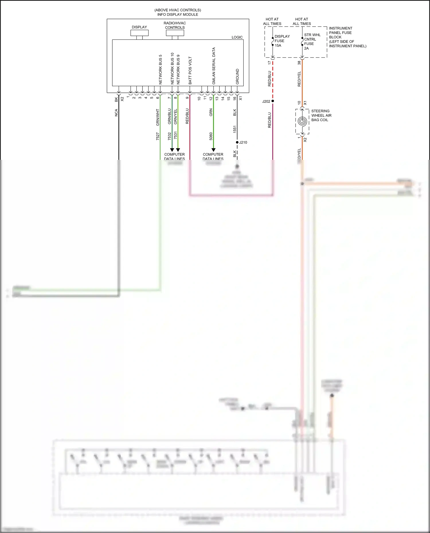 Cadillac ATS I (2012-2014) network wiring diagram  (6 of 10)