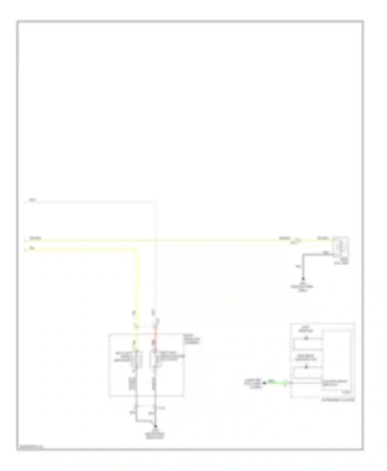 Wiring diagram blk/wht for Cadillac ATS I (2012-2014)