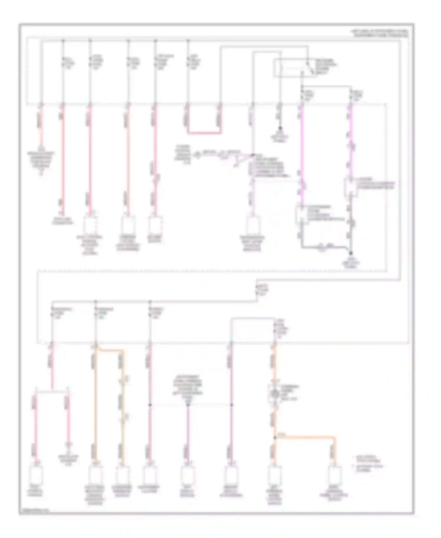 Wiring diagram red for Cadillac ATS I (2012-2014) (34 of 58)