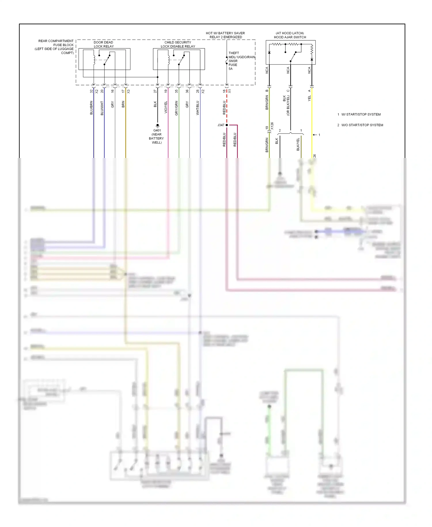 Wiring diagram red/blu for Cadillac ATS I (2012-2014) (31 of 44)