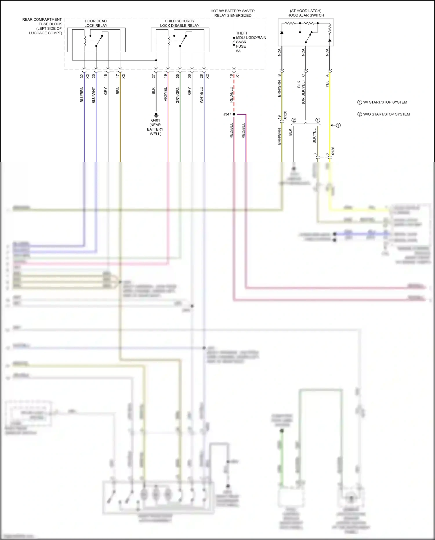 Wiring diagram red/blu for Cadillac ATS I (2012-2014) (24 of 44)