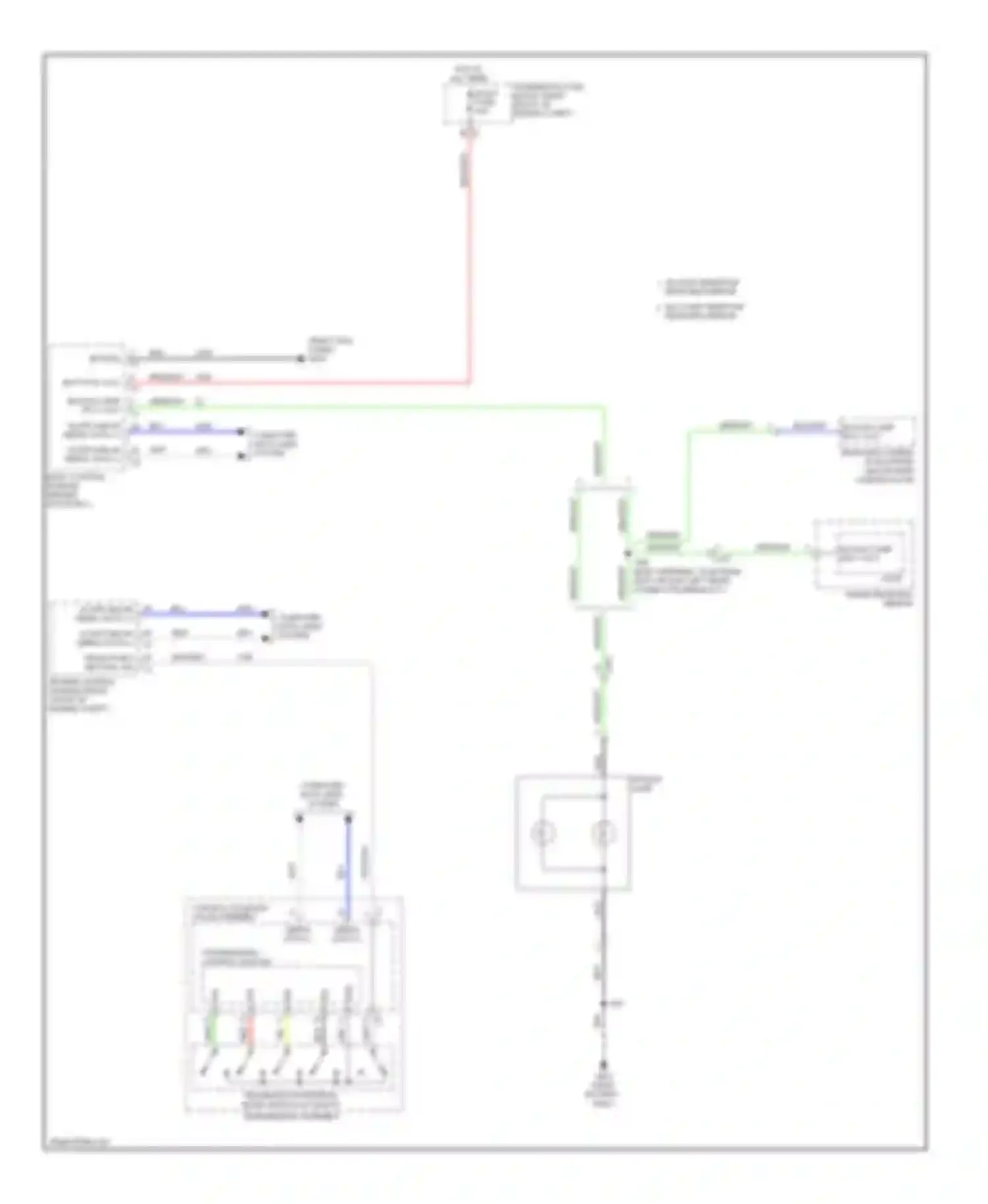 Wiring diagram red/wht for Cadillac ATS I (2012-2014) (1 of 20)