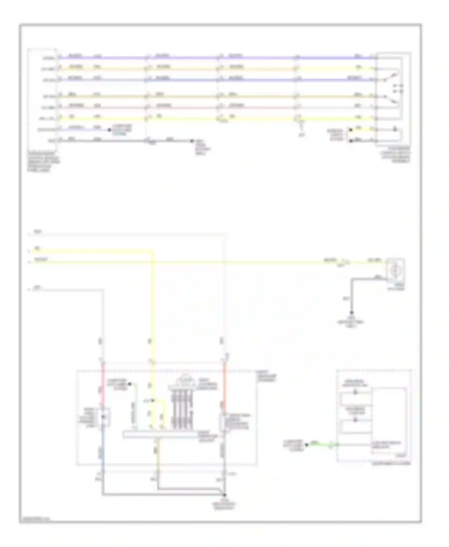 Wiring diagram sw sig for Cadillac ATS I (2012-2014)