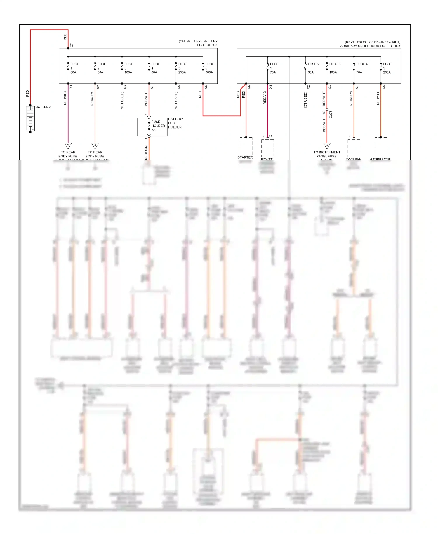 Cadillac ATS I (2012-2014) starter relay wiring diagram  (2 of 3)