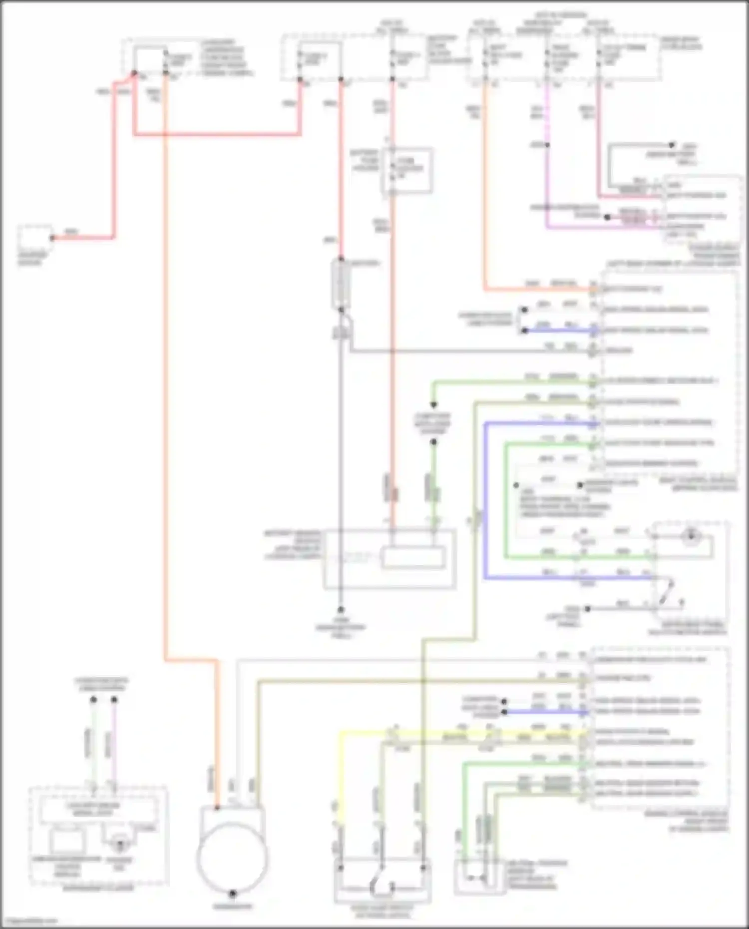 Wiring diagram vio/blk for Cadillac ATS I (2012-2014) (3 of 27)