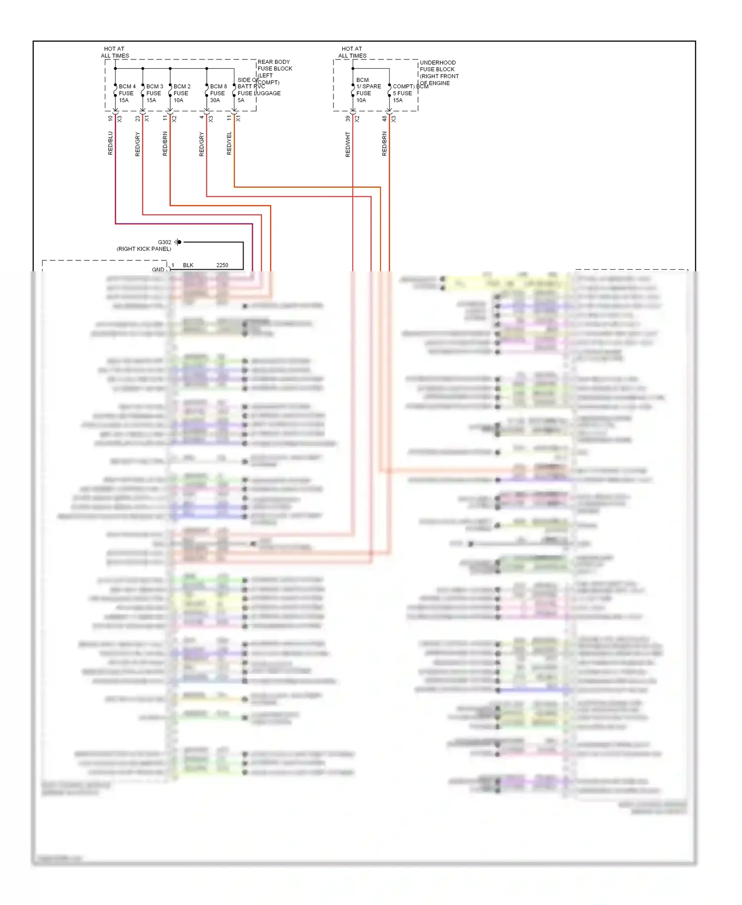 Cadillac ATS I (2012-2014) wht/yel wiring diagram  (1 of 15)