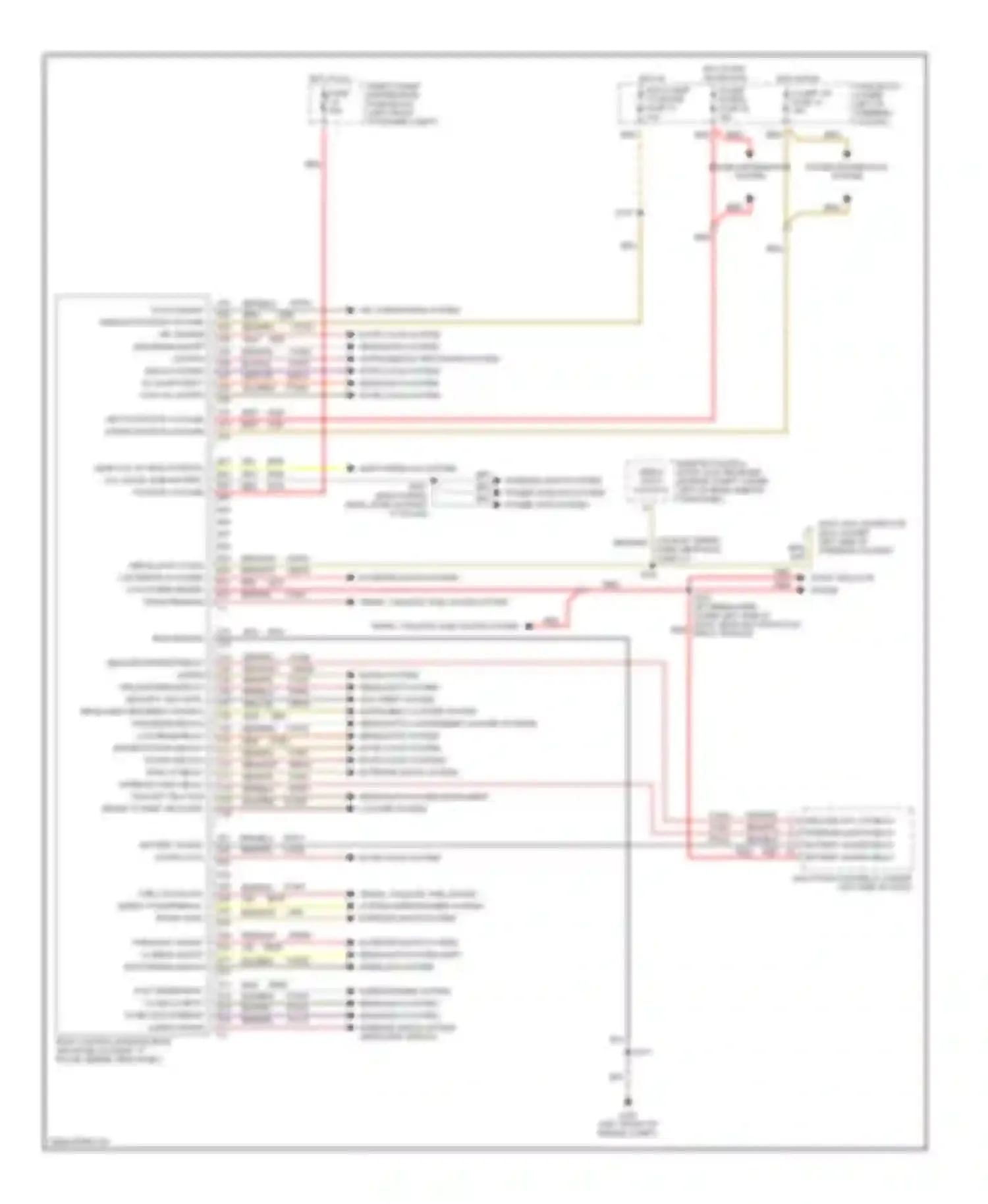 Catera Cadillac I (1996-2001): Body computer circuits