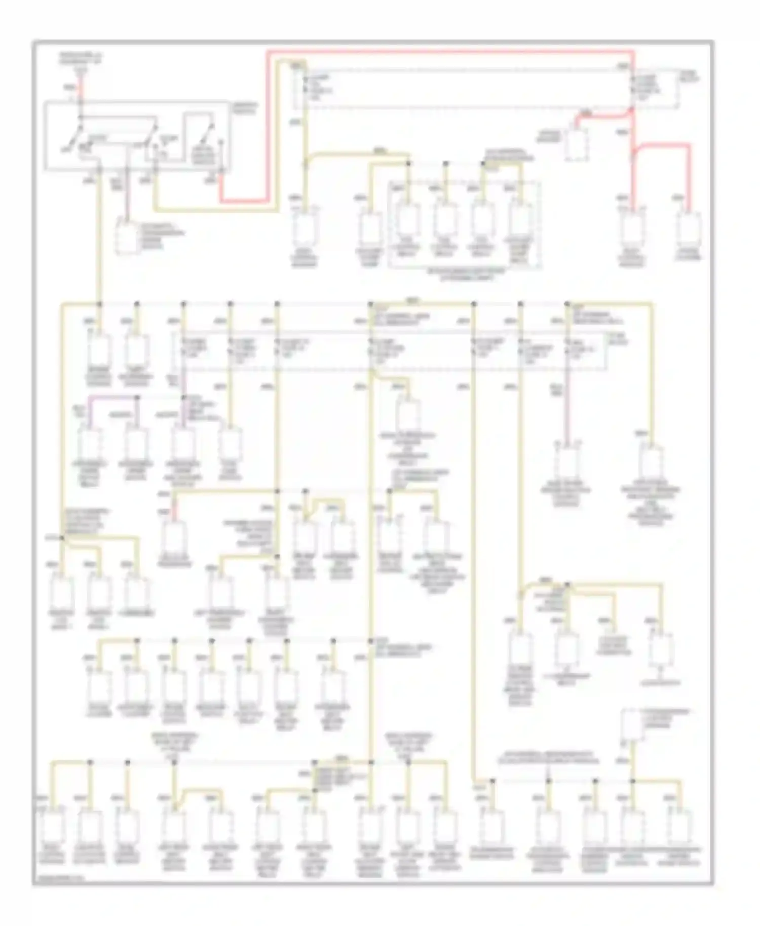Wiring diagram a/c load switch for Cadillac Catera I (1996-2001) (1 of 1)
