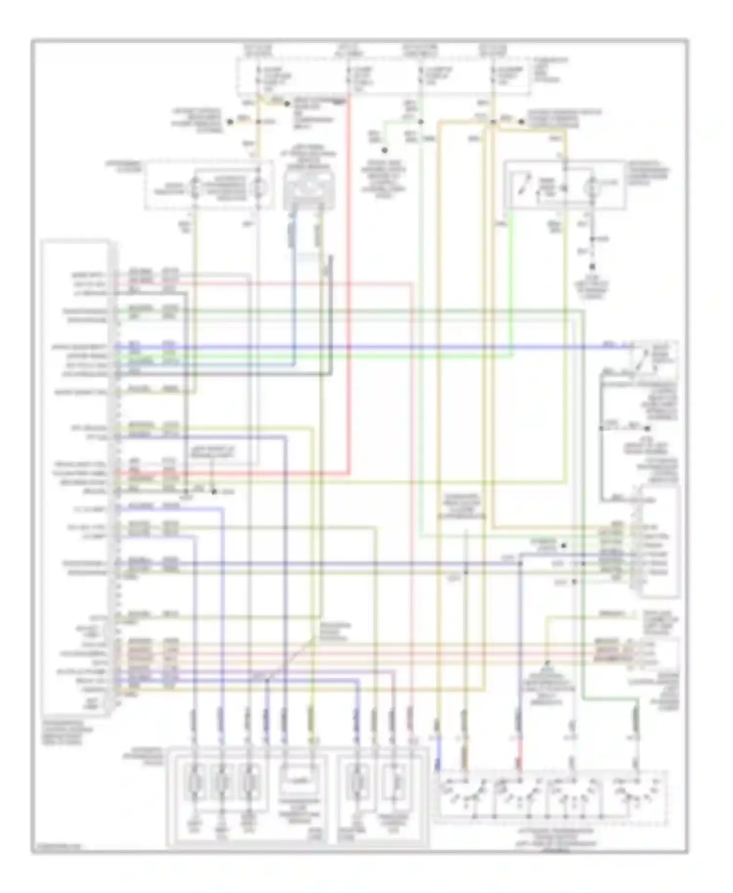 Wiring diagram vss hi sig not used for Cadillac Catera I (1996-2001) (1 of 1)