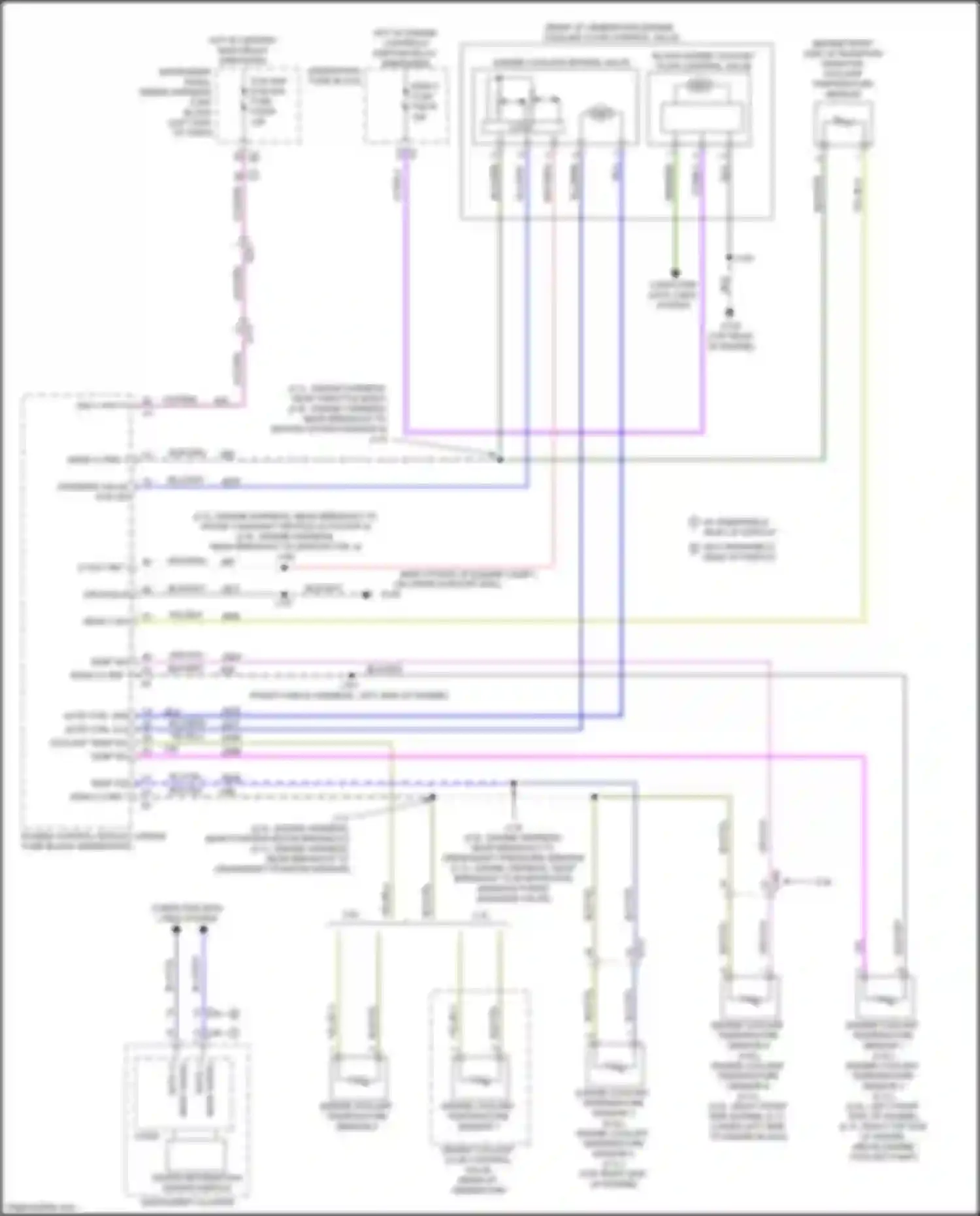 CT4-V Cadillac I (2019-2024): Cooling fan circuit