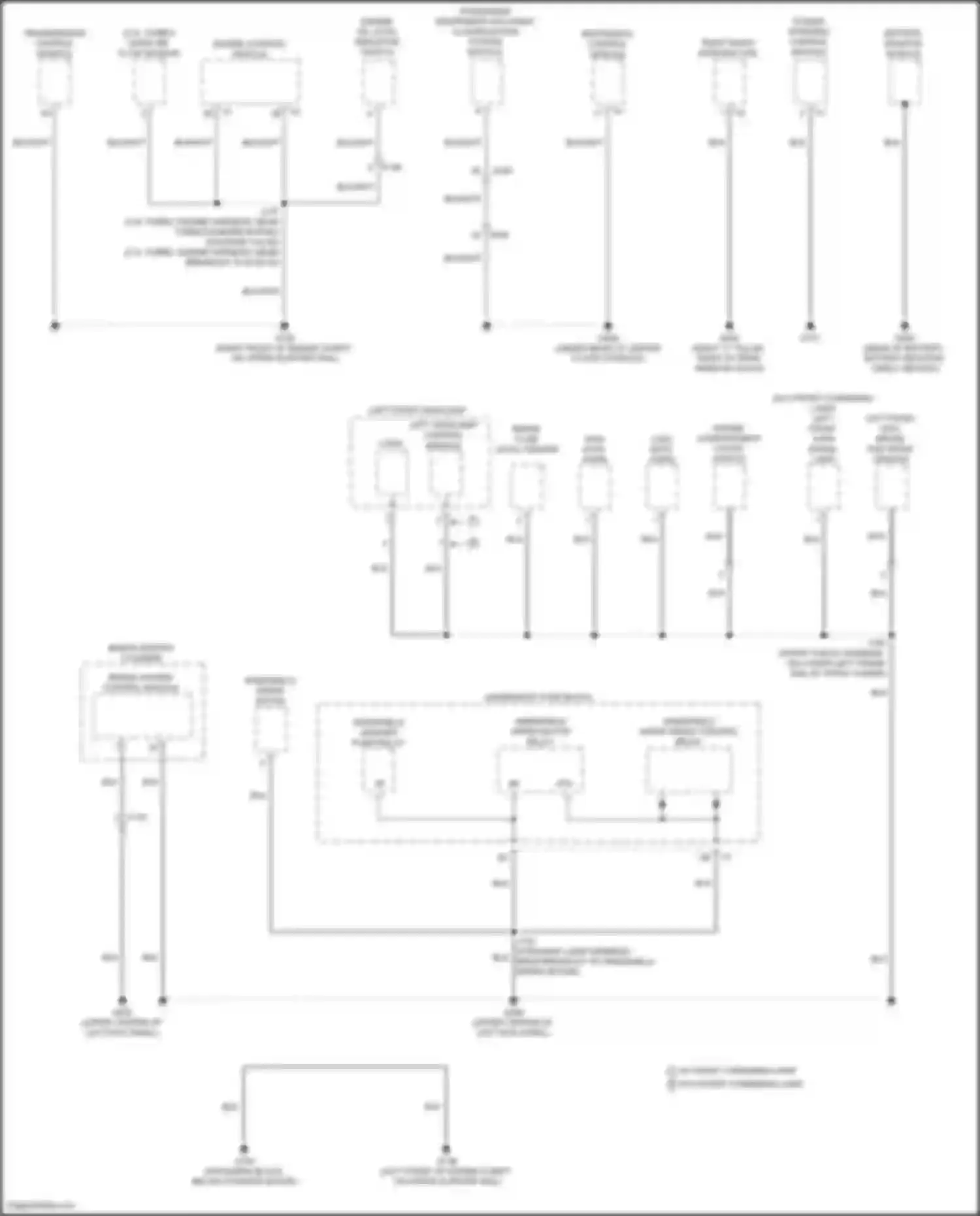 CT4-V Cadillac I (2019-2024): Ground distribution circuit (2 of 6)