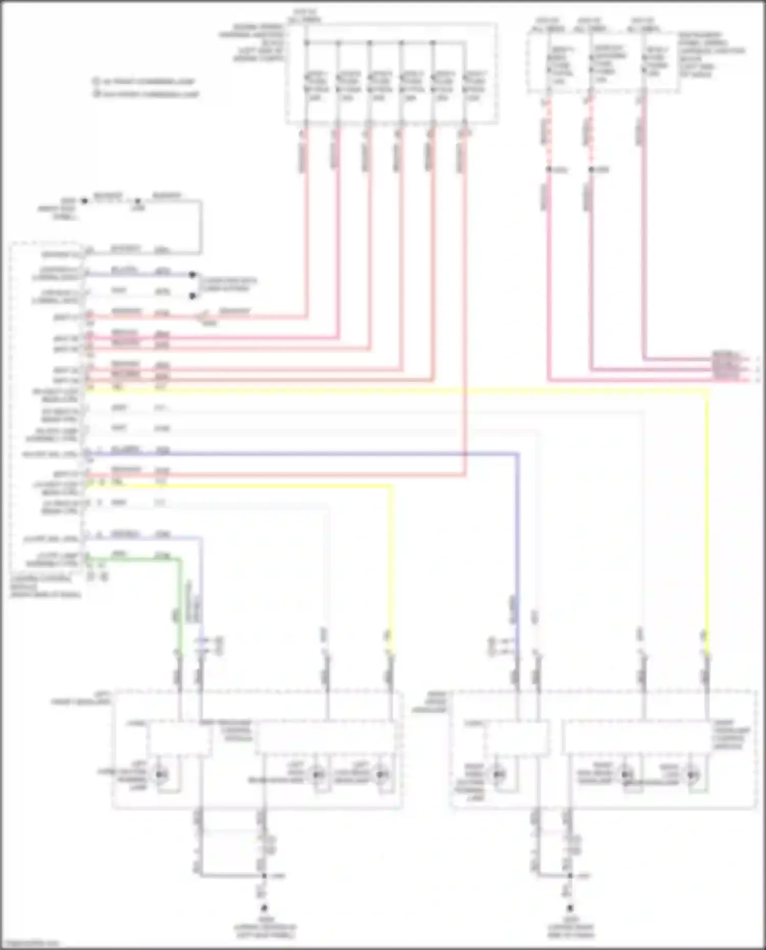 CT4-V Cadillac I (2019-2024): Headlights circuit (1 of 2)