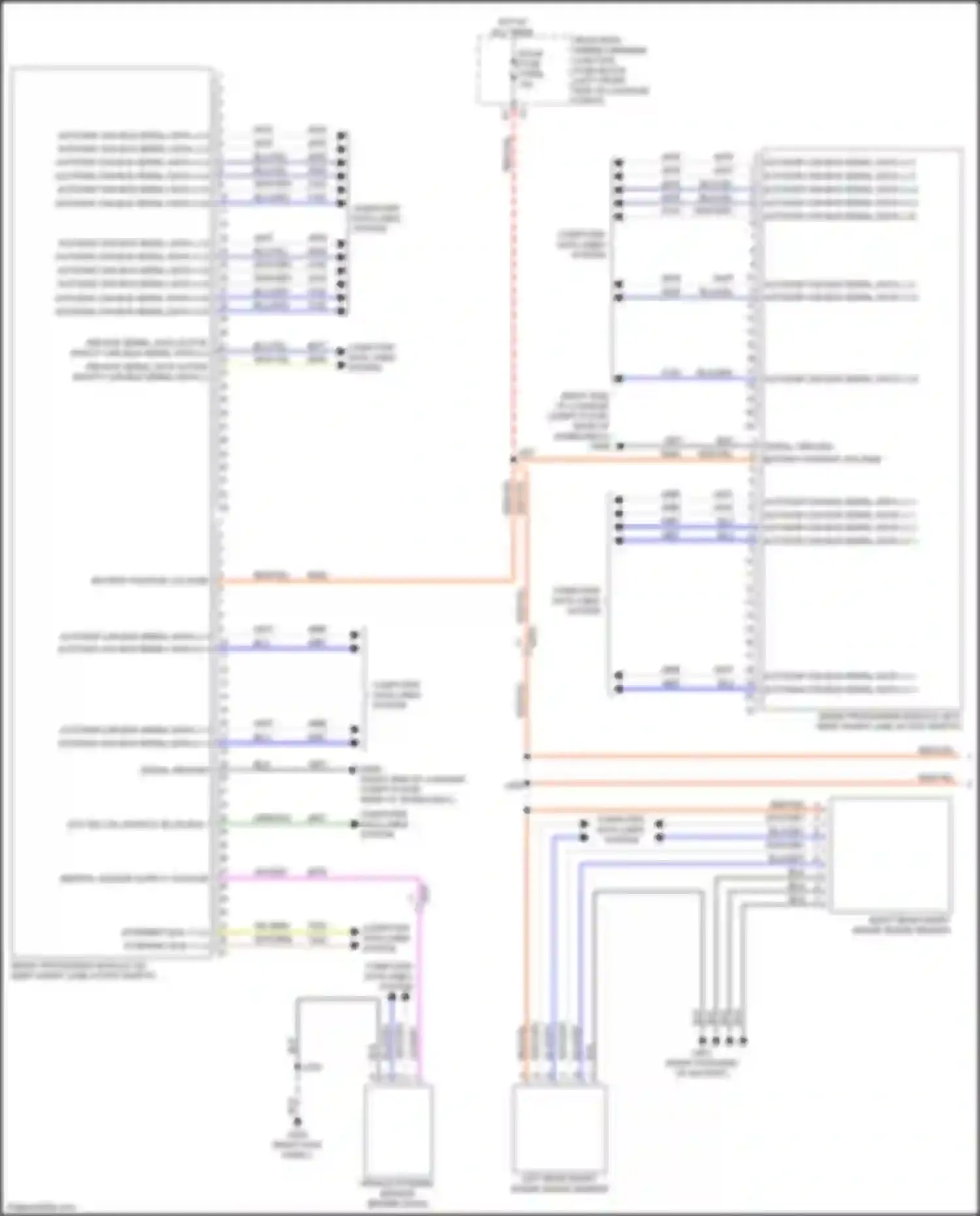 CT4-V Cadillac I (2019-2024): Collision avoidance circuit (1 of 2)