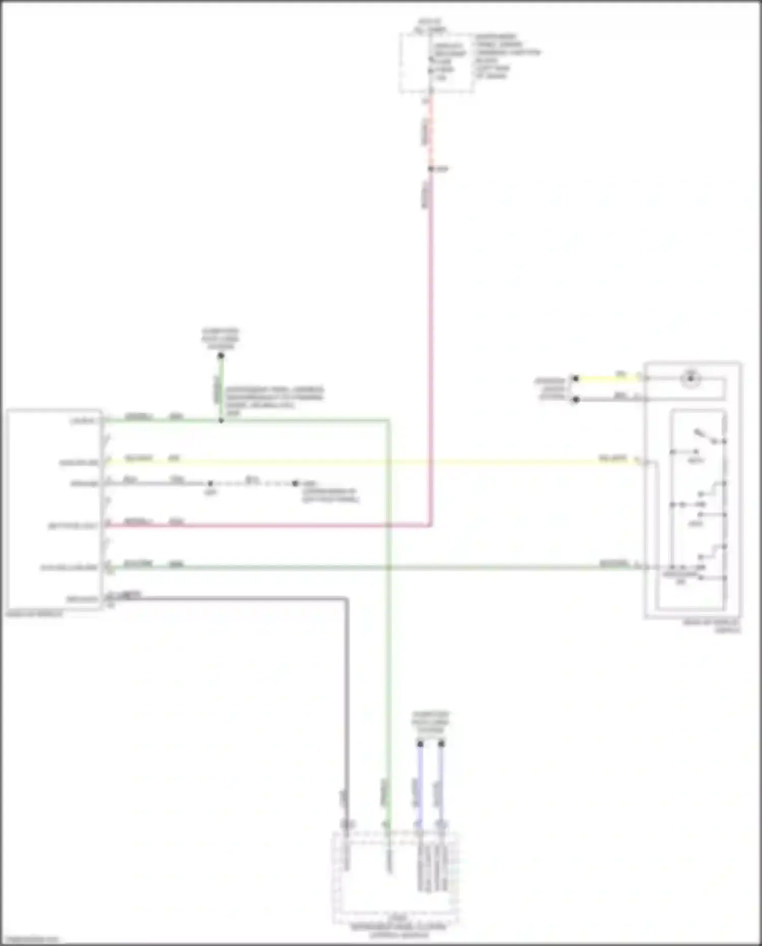 CT4-V Cadillac I (2019-2024): Head-up display circuit