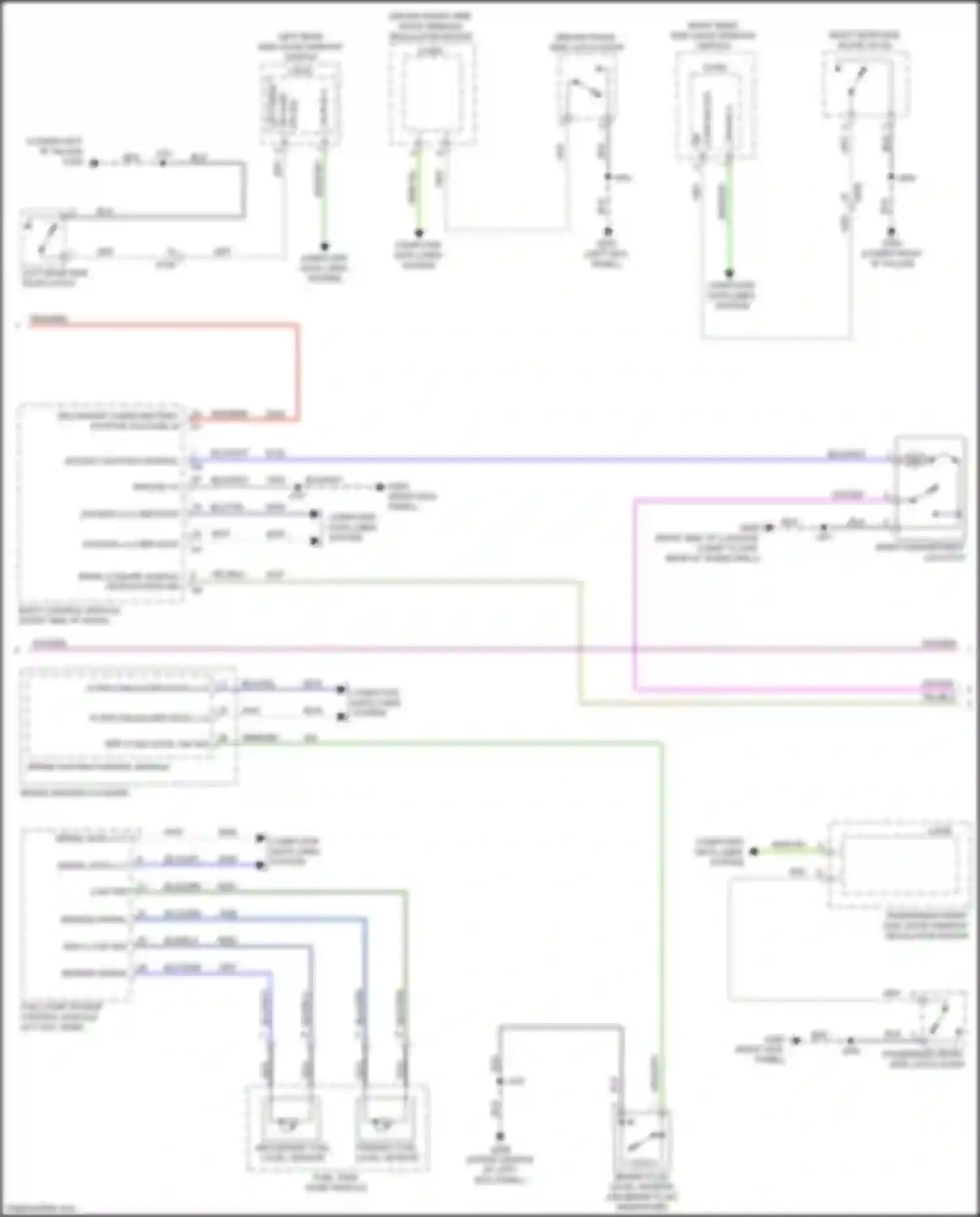 CT4-V Cadillac I (2019-2024): Instrument cluster circuit (2 of 3)