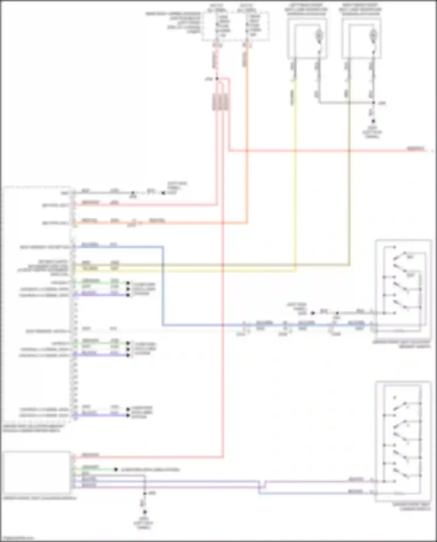 CT4-V Cadillac I (2019-2024): Driver"s memory seat circuit (1 of 2)