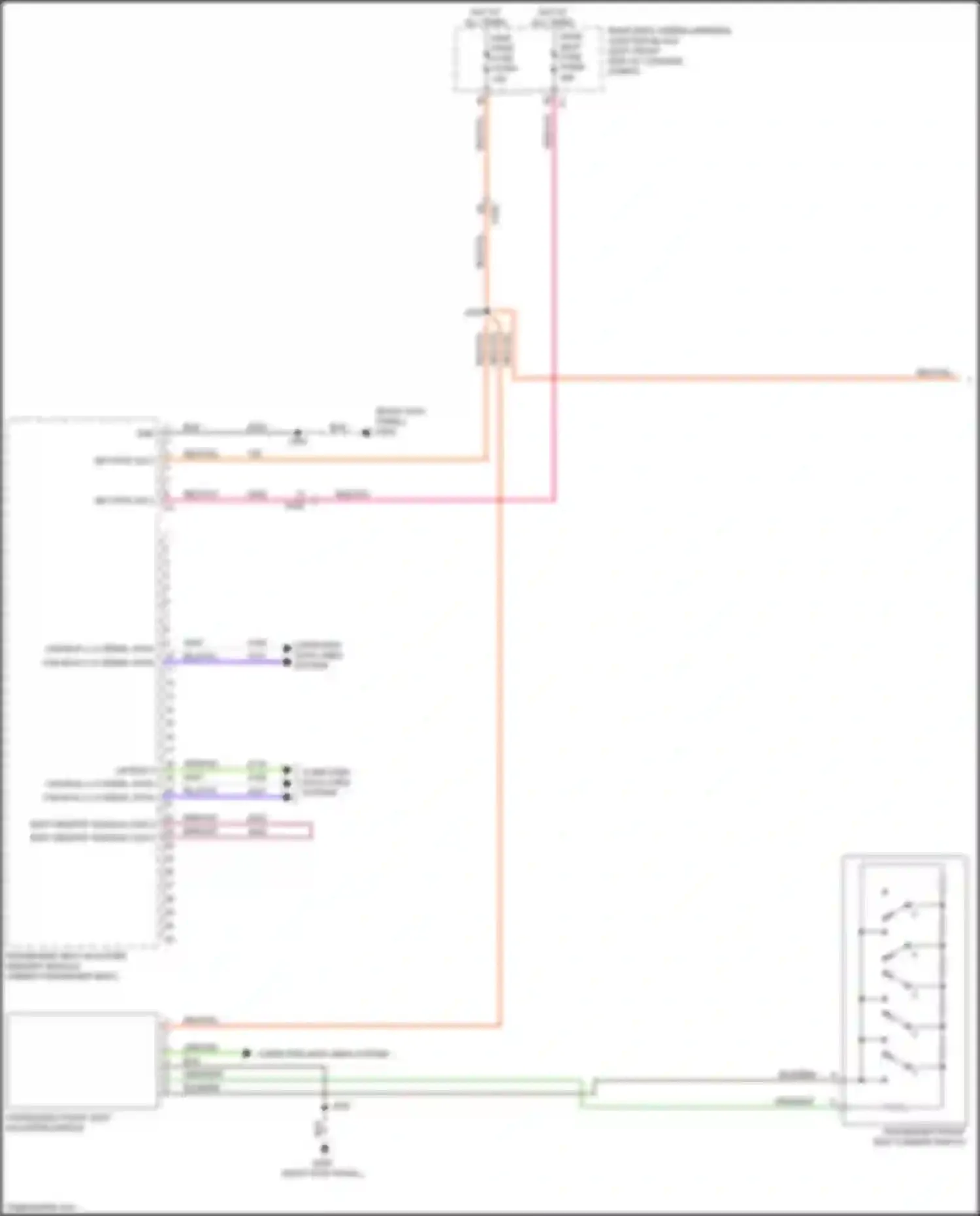 CT4-V Cadillac I (2019-2024): Passenger"s memory seat circuit (1 of 2)