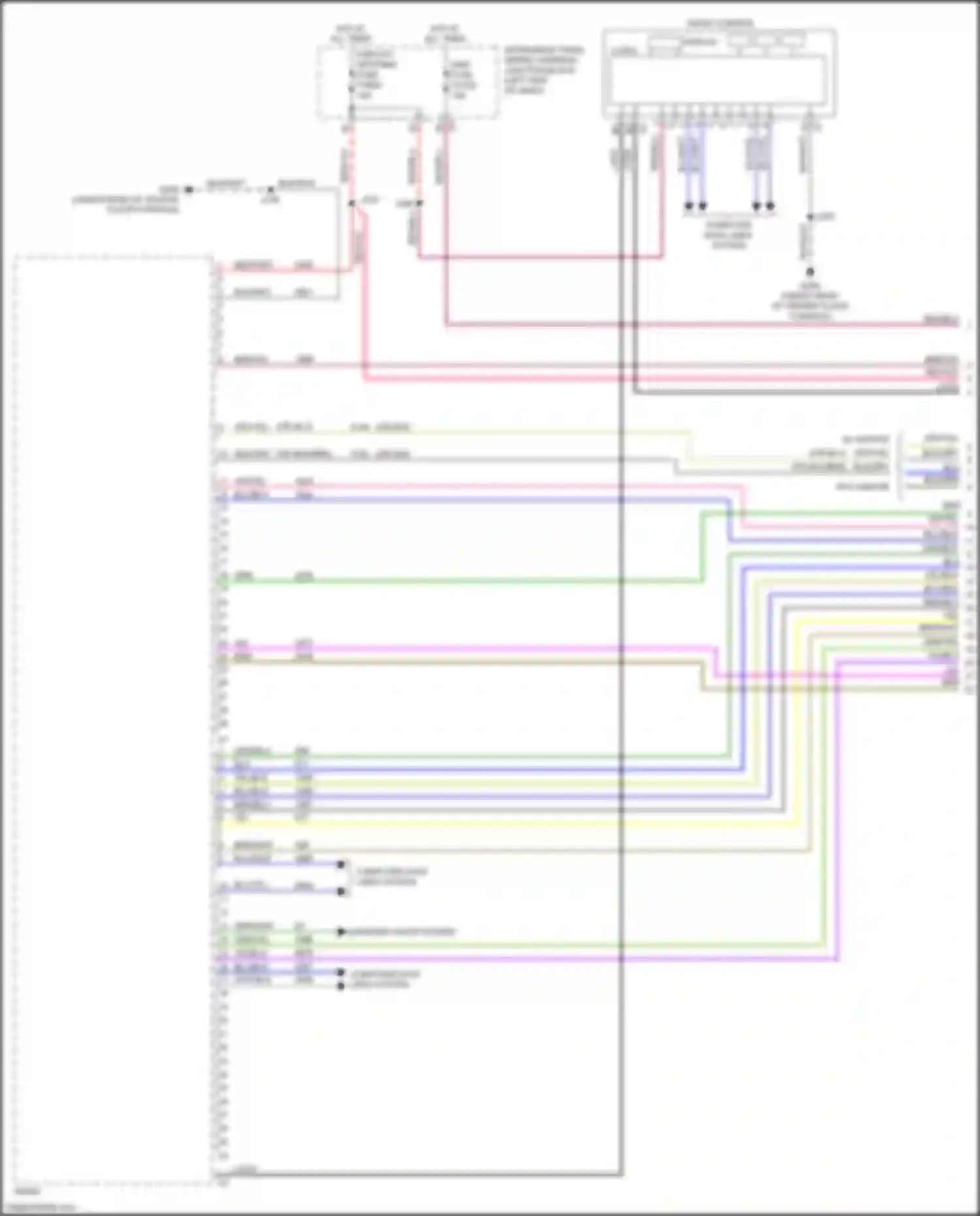 CT4-V Cadillac I (2019-2024): Navigation circuit, w/o surround amplifier (1 of 6)