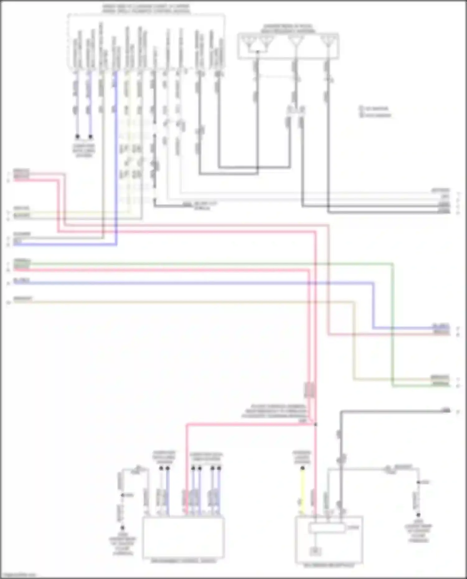 CT4-V Cadillac I (2019-2024): Navigation circuit, w/ surround amplifier (3 of 6)