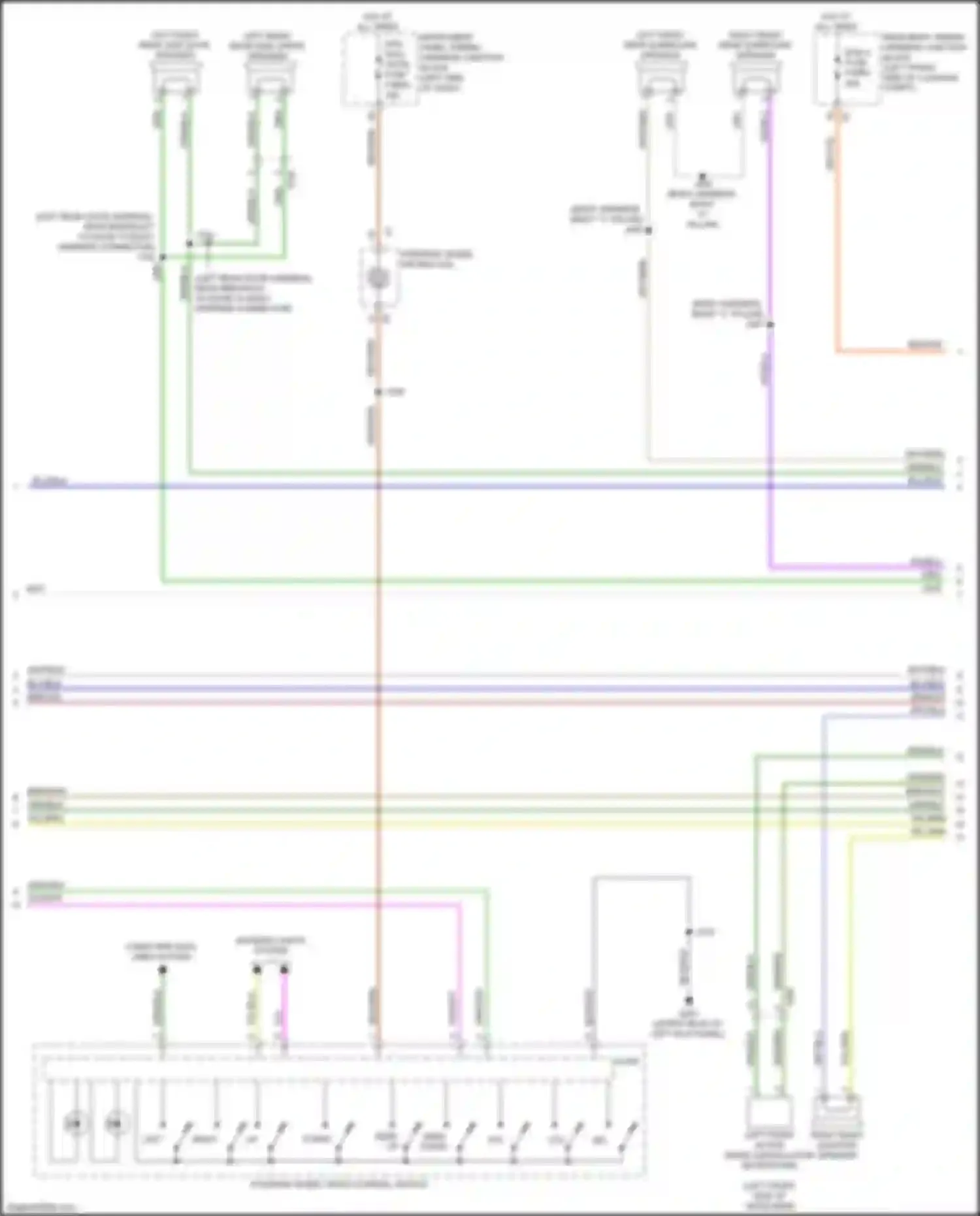 CT4-V Cadillac I (2019-2024): Navigation circuit, w/ surround amplifier (5 of 6)