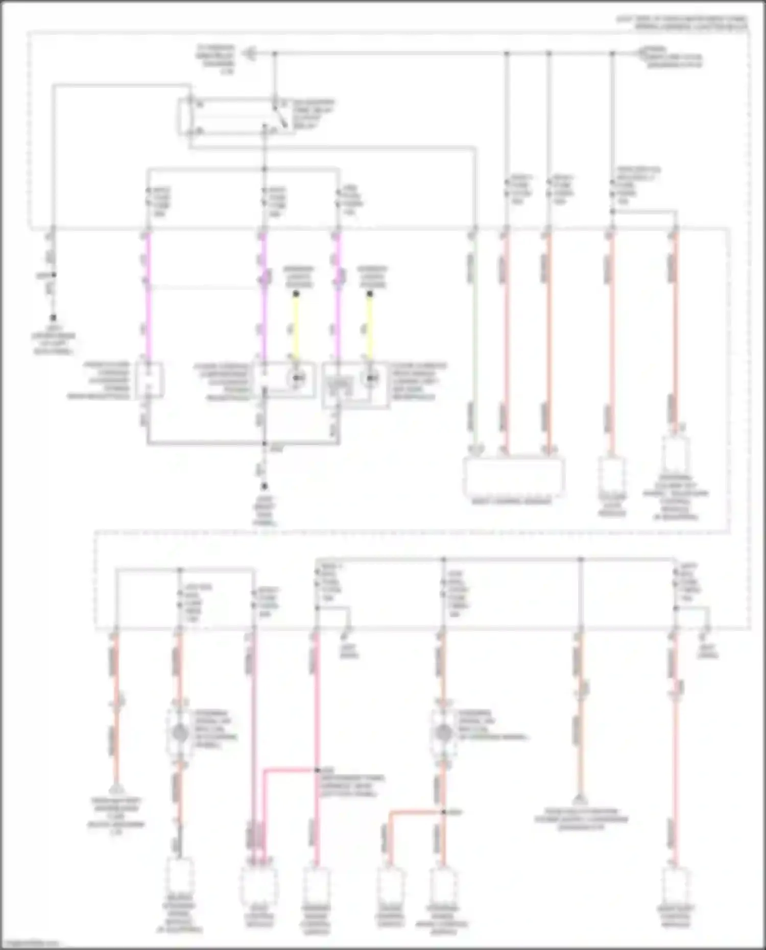 CT4-V Cadillac I (2019-2024): Power distribution circuit (4 of 8)