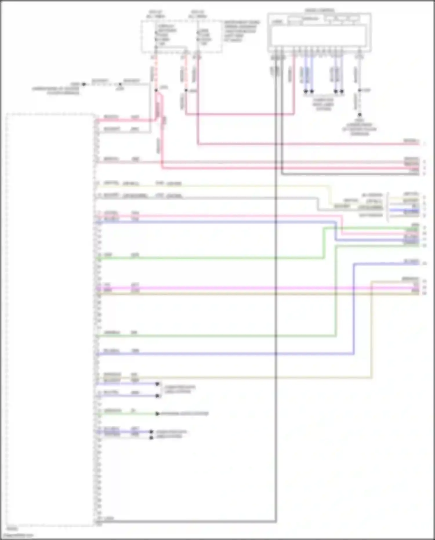 CT4-V Cadillac I (2019-2024): Radio circuit, w/ surround amplifier (1 of 6)