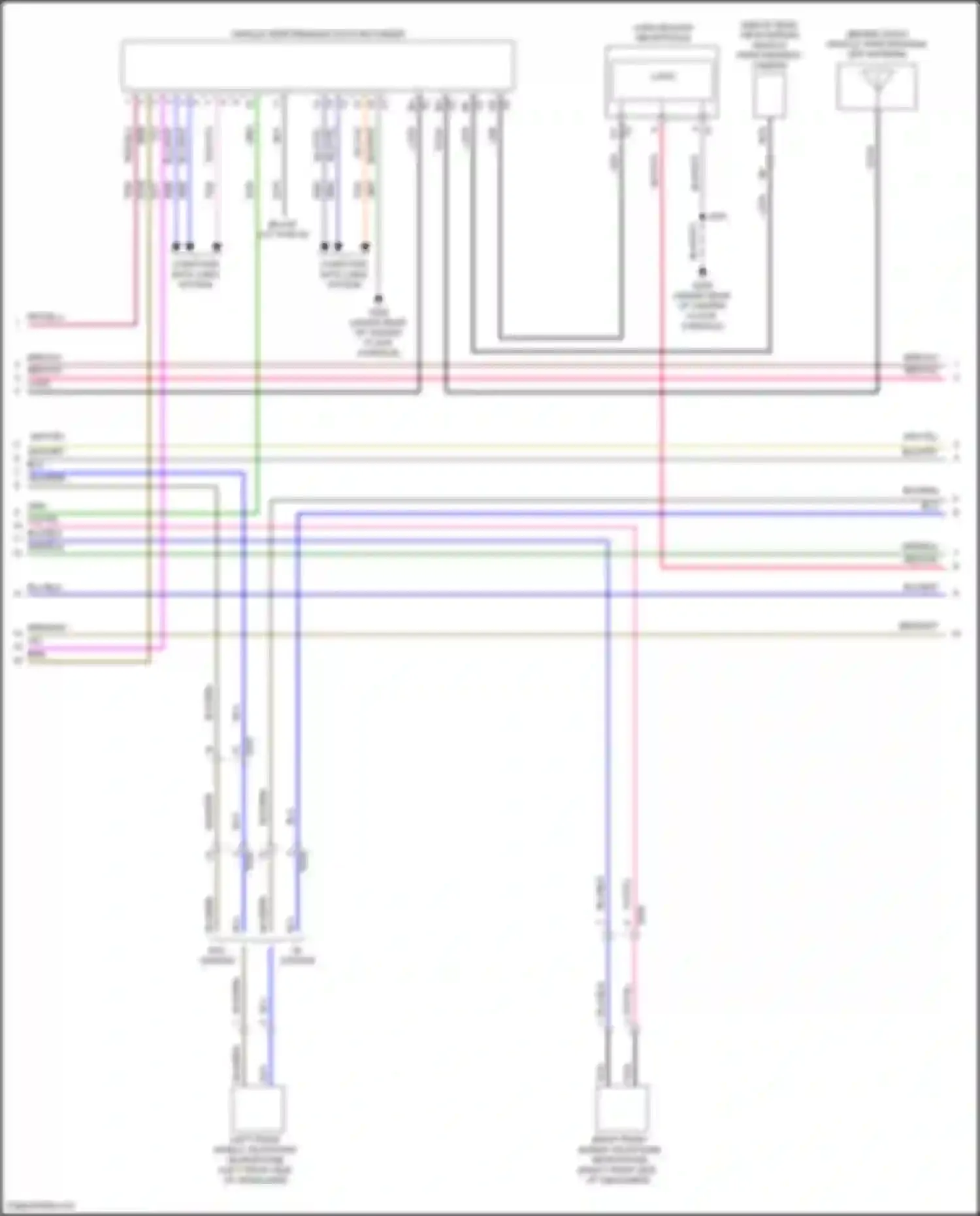 CT4-V Cadillac I (2019-2024): Radio circuit, w/ surround amplifier (2 of 6)