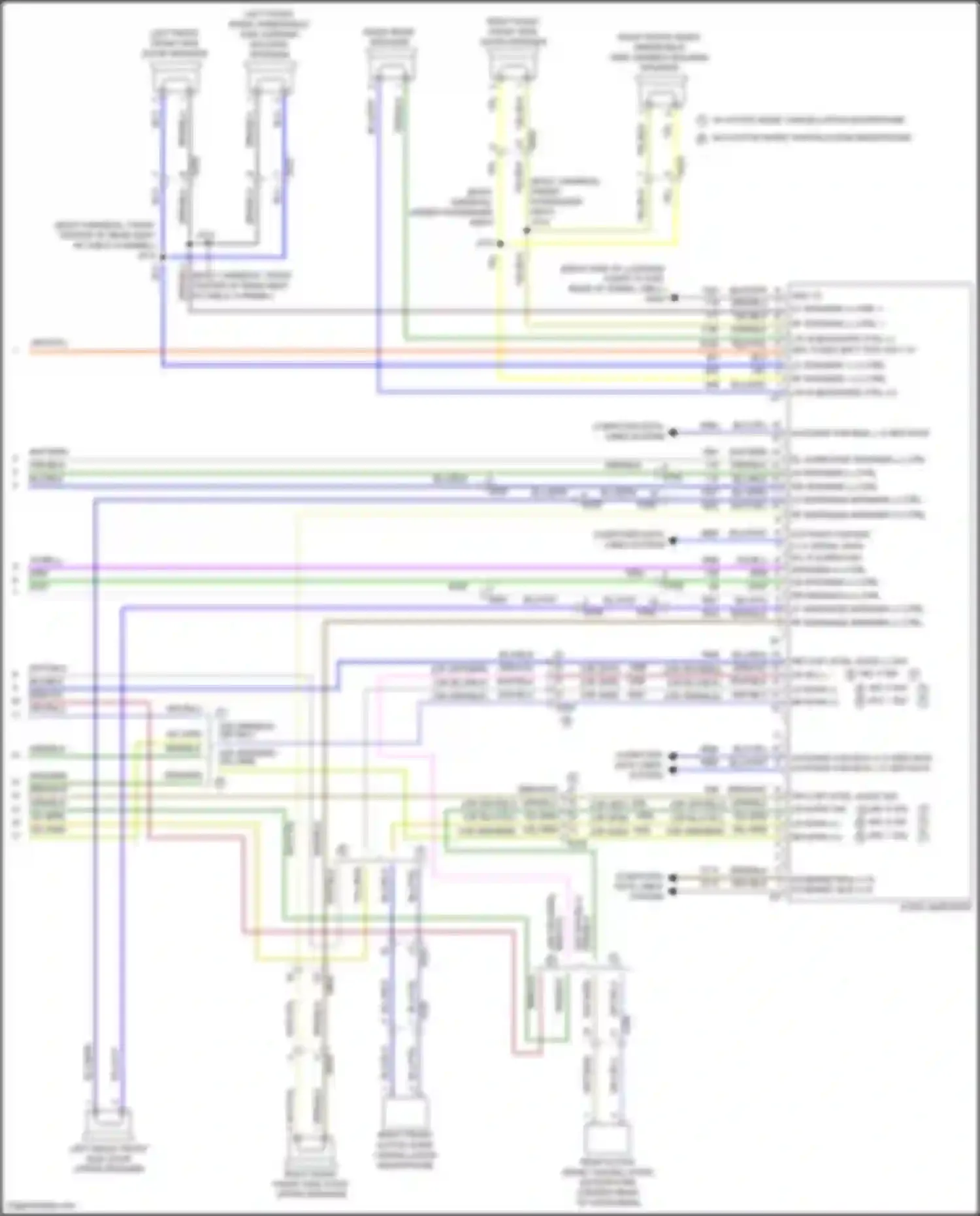 CT4-V Cadillac I (2019-2024): Radio circuit, w/ surround amplifier (6 of 6)