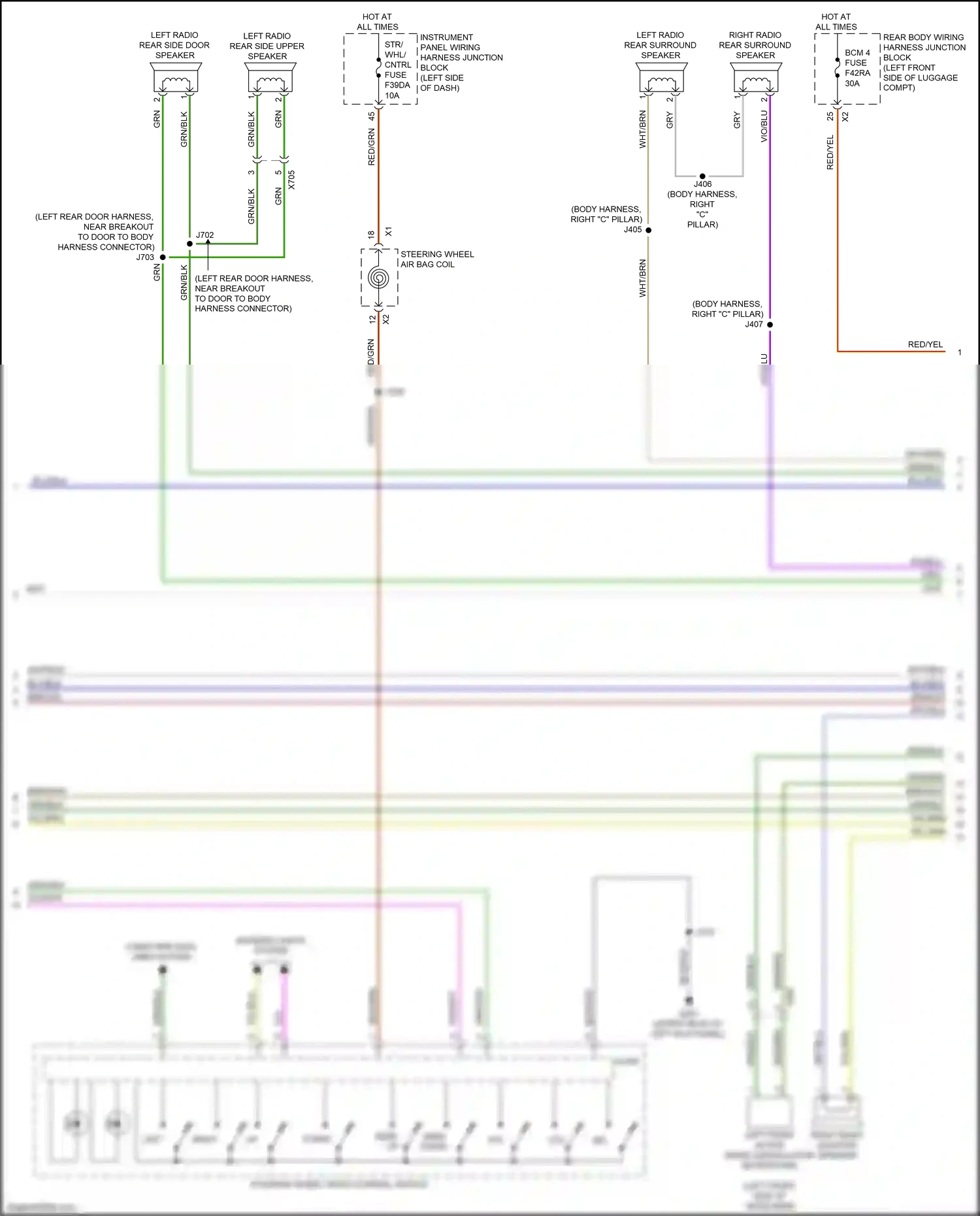 Cadillac CT4-V I (2019-2024) computer data lines system wiring diagram  (88 of 118)