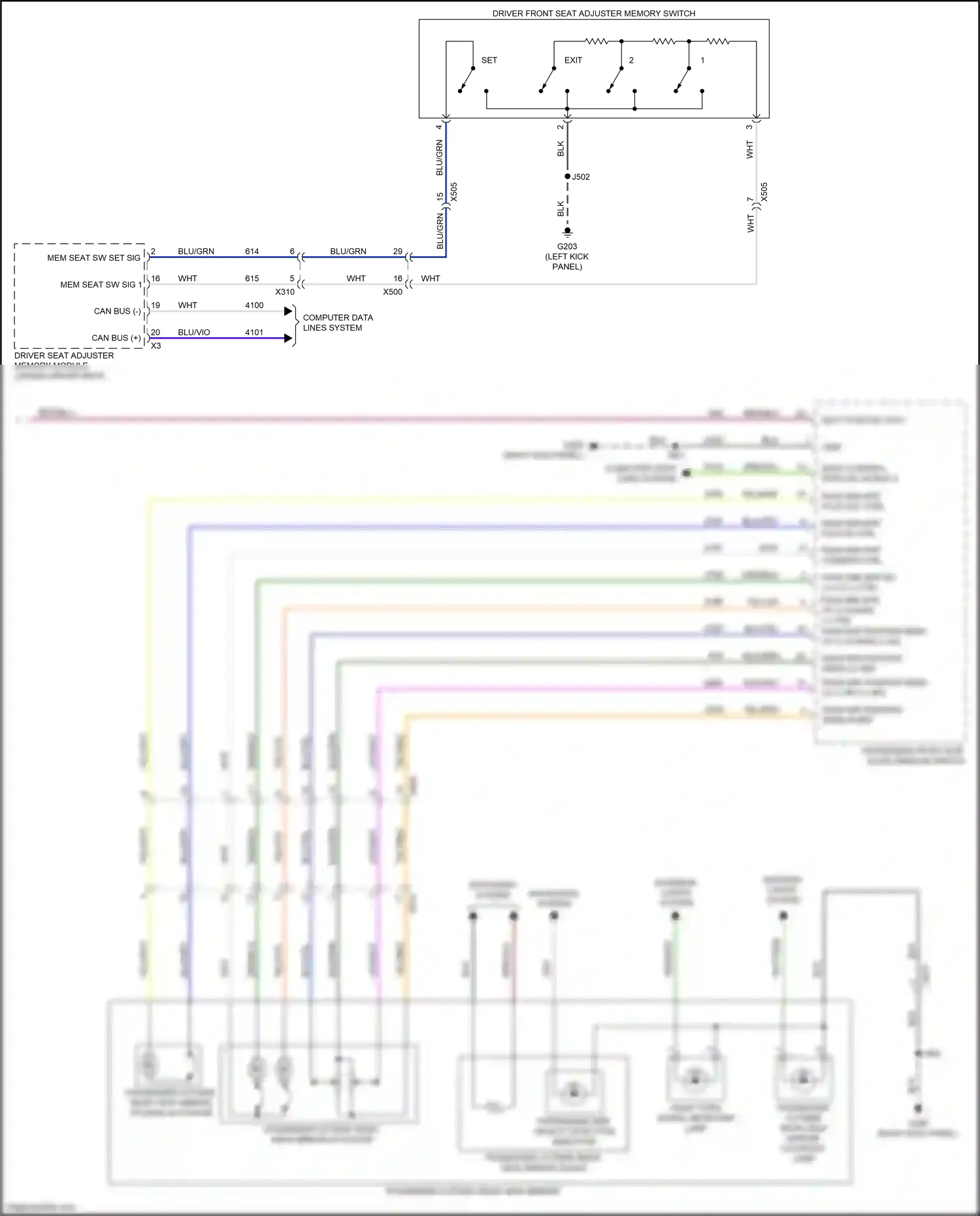 Cadillac CT4-V I (2019-2024) computer data lines system wiring diagram  (46 of 118)